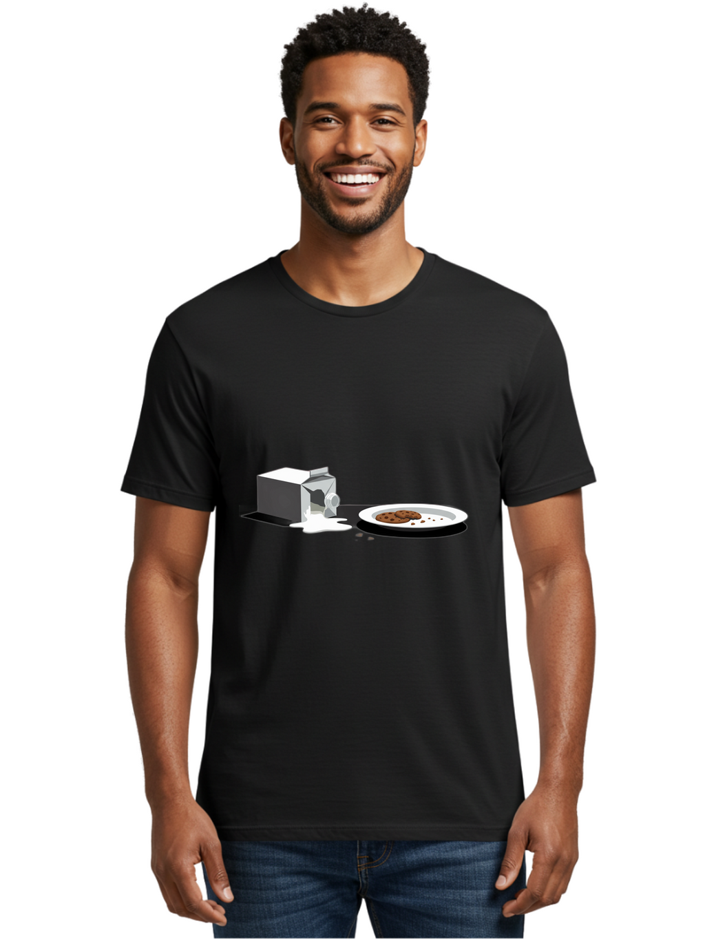 Milk-Carton-And-Cookies Men'S Graphic Tee, 100% Cotton, Comfortable Casual Summer Wear, Machine Washable, Vintage Camera, Old Camera, Antique Camera, Black Camera, Classic Photography, Photography Equipment, Nostalgic Device, Film Camera, Bai148