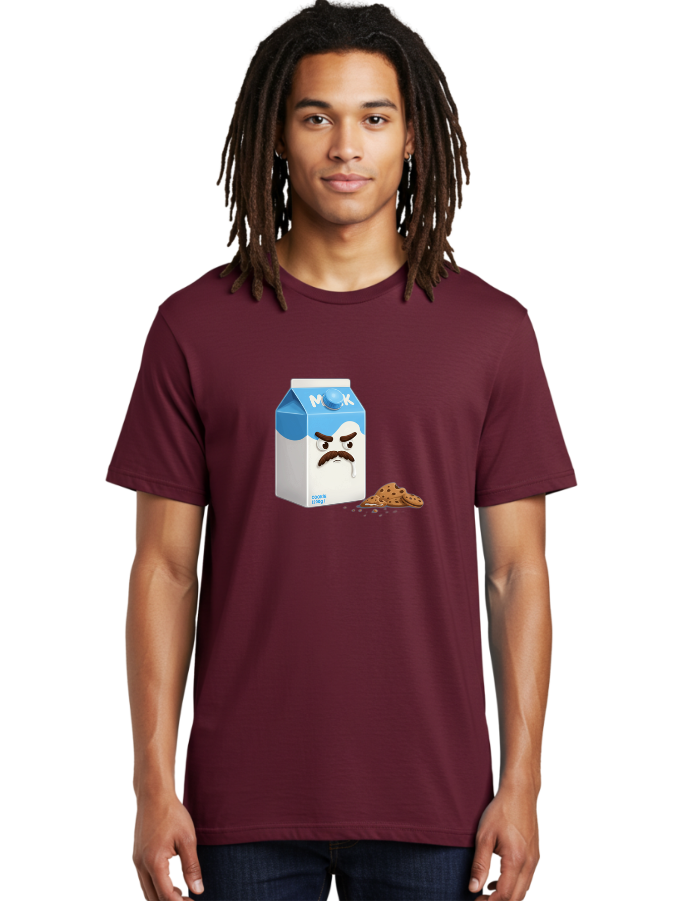 Milk-Carton-With-Mustache Men'S Graphic Tee, 100% Cotton, Comfortable Casual Summer Wear, Machine Washable, Vintage Camera, Old Camera, Antique Camera, Black Camera, Classic Photography, Photography Equipment, Nostalgic Device, Film Camera, Bai149