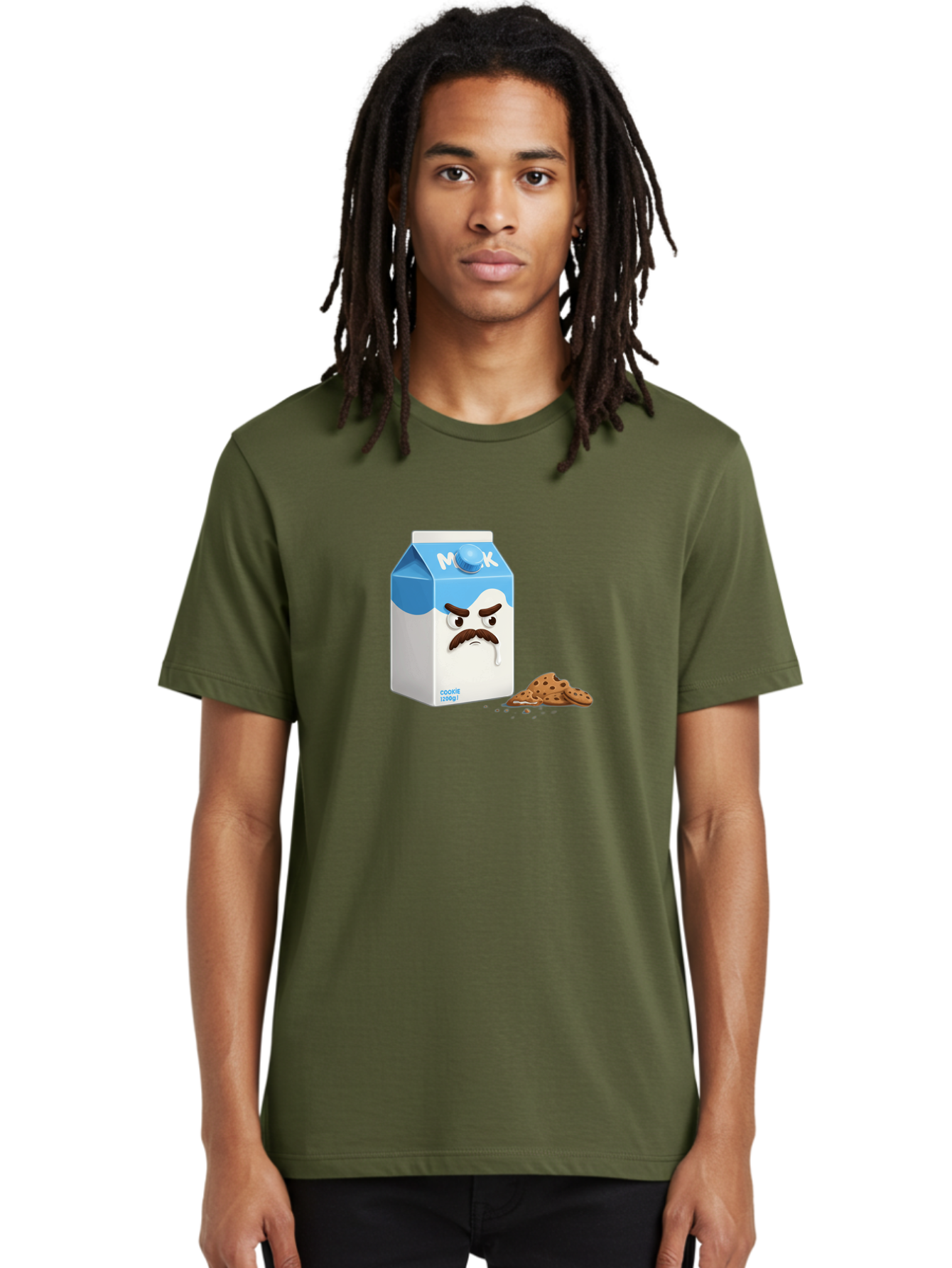 Milk-Carton-With-Mustache Men'S Graphic Tee, 100% Cotton, Comfortable Casual Summer Wear, Machine Washable, Vintage Camera, Old Camera, Antique Camera, Black Camera, Classic Photography, Photography Equipment, Nostalgic Device, Film Camera, Bai149