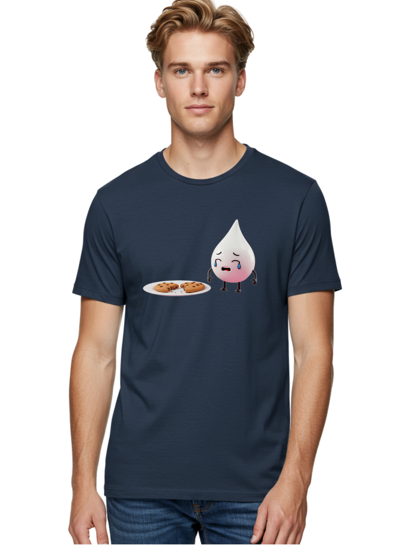 Milk-Droplet-Character Men'S Graphic Tee, 100% Cotton, Comfortable Casual Summer Wear, Machine Washable, Vintage Camera, Old Camera, Antique Camera, Black Camera, Classic Photography, Photography Equipment, Nostalgic Device, Film Camera, Bai151