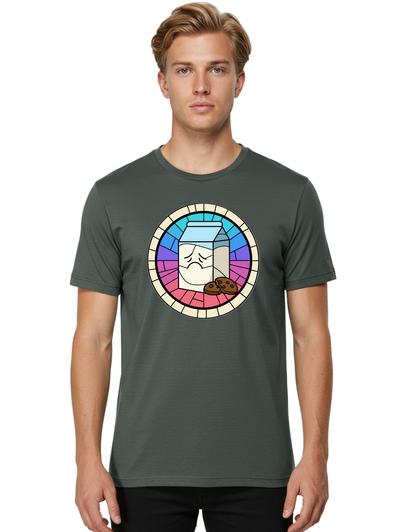 Milk-With-Cookies Men'S Graphic Tee, 100% Cotton, Comfortable Casual Summer Wear, Machine Washable, Vintage Camera, Old Camera, Antique Camera, Black Camera, Classic Photography, Photography Equipment, Nostalgic Device, Film Camera, Camera Art Bai152
