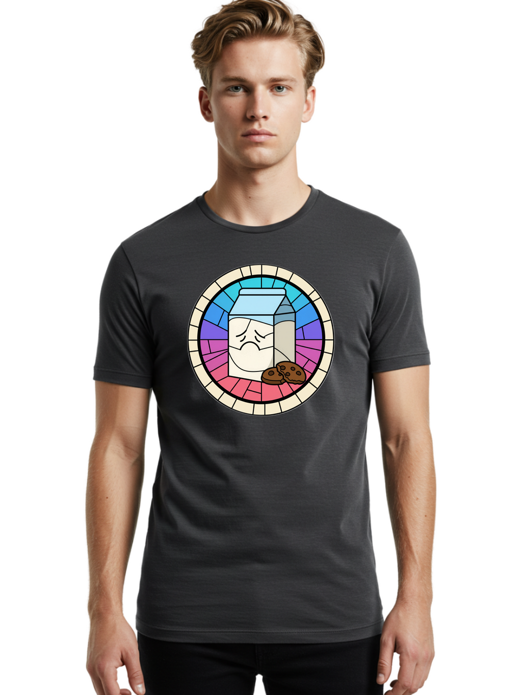 Milk-With-Cookies Men'S Graphic Tee, 100% Cotton, Comfortable Casual Summer Wear, Machine Washable, Vintage Camera, Old Camera, Antique Camera, Black Camera, Classic Photography, Photography Equipment, Nostalgic Device, Film Camera, Camera Art Bai152