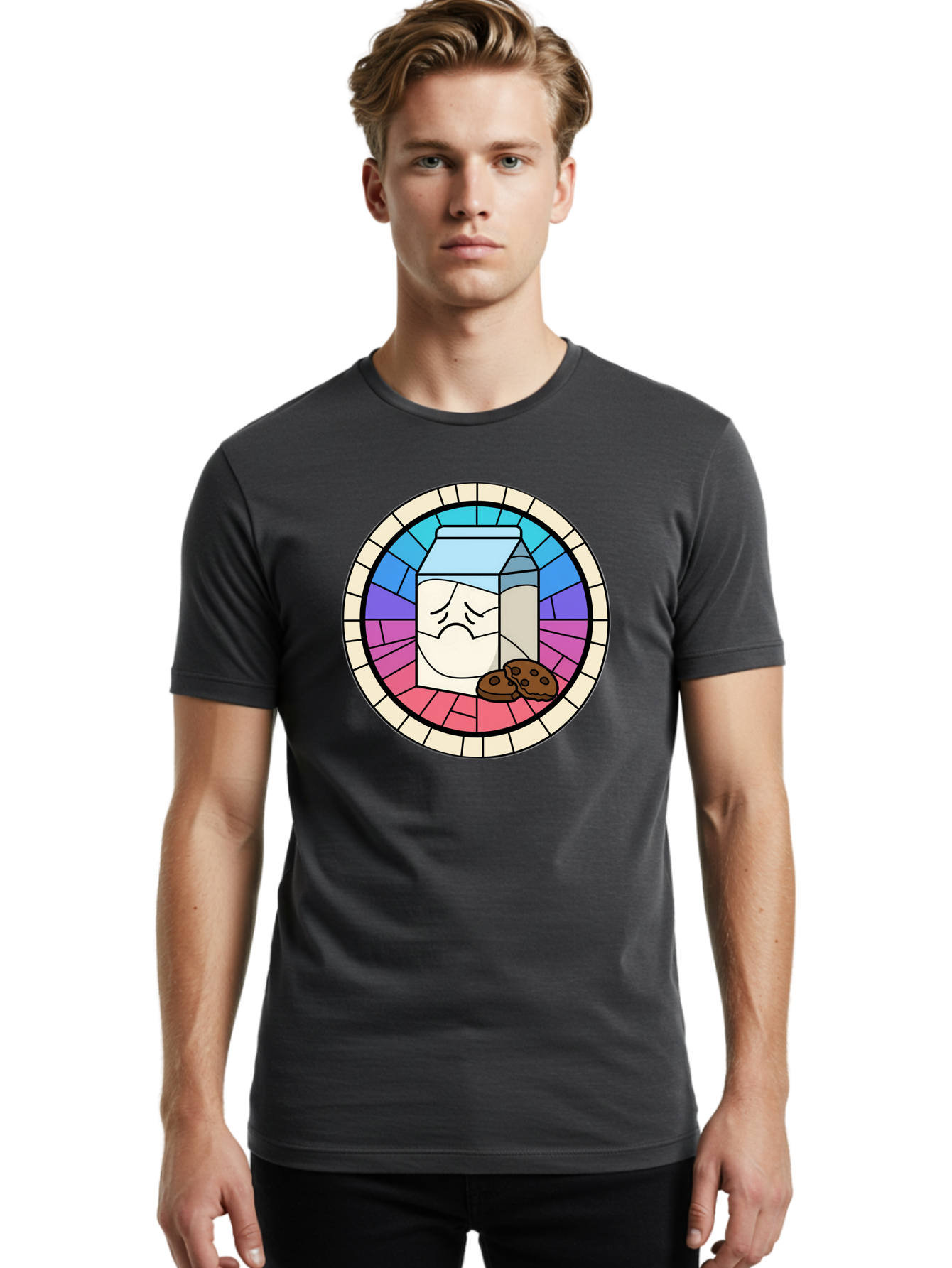 Milk-With-Cookies Men'S Graphic Tee, 100% Cotton, Comfortable Casual Summer Wear, Machine Washable, Vintage Camera, Old Camera, Antique Camera, Black Camera, Classic Photography, Photography Equipment, Nostalgic Device, Film Camera, Camera Art Bai152