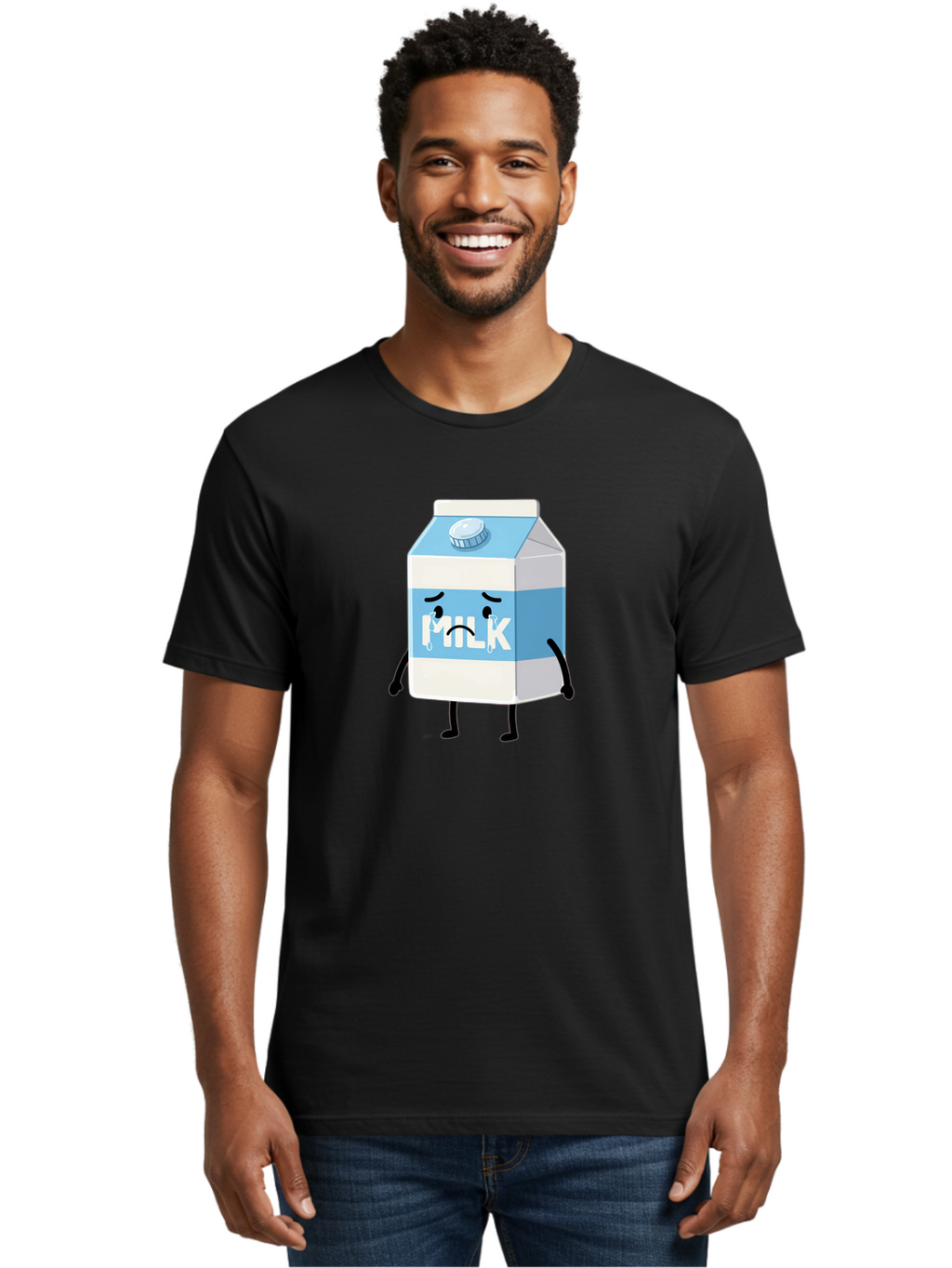 Milk Men'S Graphic Tee, 100% Cotton, Comfortable Casual Summer Wear, Machine Washable, Vintage Camera, Old Camera, Antique Camera, Black Camera, Classic Photography, Photography Equipment, Nostalgic Device, Film Camera, Camera Art Bai153