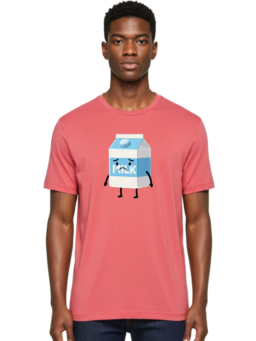 Milk Men'S Graphic Tee, 100% Cotton, Comfortable Casual Summer Wear, Machine Washable, Vintage Camera, Old Camera, Antique Camera, Black Camera, Classic Photography, Photography Equipment, Nostalgic Device, Film Camera, Camera Art Bai153