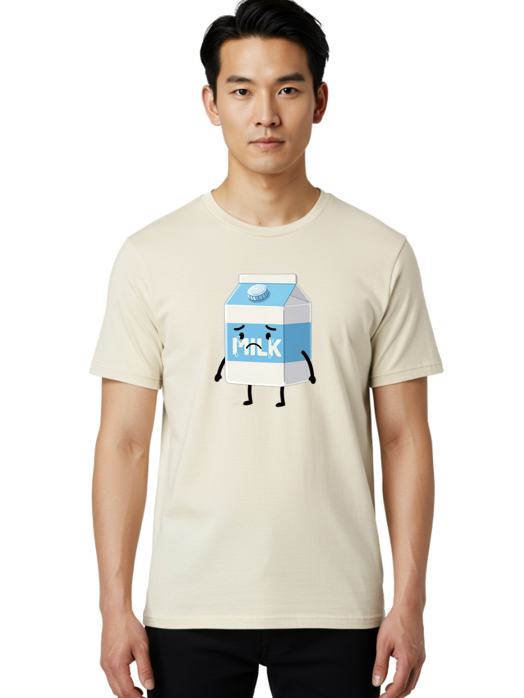 Milk Men'S Graphic Tee, 100% Cotton, Comfortable Casual Summer Wear, Machine Washable, Vintage Camera, Old Camera, Antique Camera, Black Camera, Classic Photography, Photography Equipment, Nostalgic Device, Film Camera, Camera Art Bai153