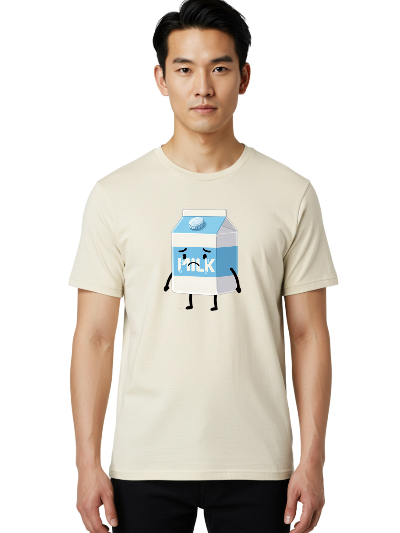 Milk Men'S Graphic Tee, 100% Cotton, Comfortable Casual Summer Wear, Machine Washable, Vintage Camera, Old Camera, Antique Camera, Black Camera, Classic Photography, Photography Equipment, Nostalgic Device, Film Camera, Camera Art Bai153