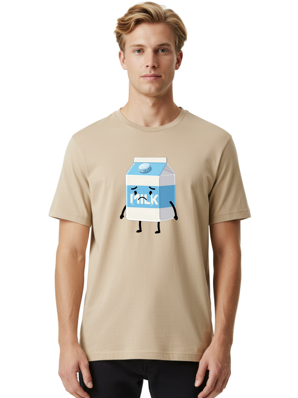 Milk Men'S Graphic Tee, 100% Cotton, Comfortable Casual Summer Wear, Machine Washable, Vintage Camera, Old Camera, Antique Camera, Black Camera, Classic Photography, Photography Equipment, Nostalgic Device, Film Camera, Camera Art Bai153