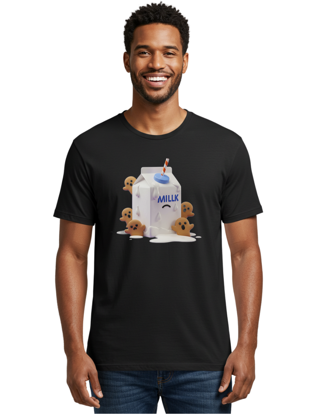 Millk Men'S Graphic Tee, 100% Cotton, Comfortable Casual Summer Wear, Machine Washable, Vintage Camera, Old Camera, Antique Camera, Black Camera, Classic Photography, Photography Equipment, Nostalgic Device, Film Camera, Camera Art Bai156