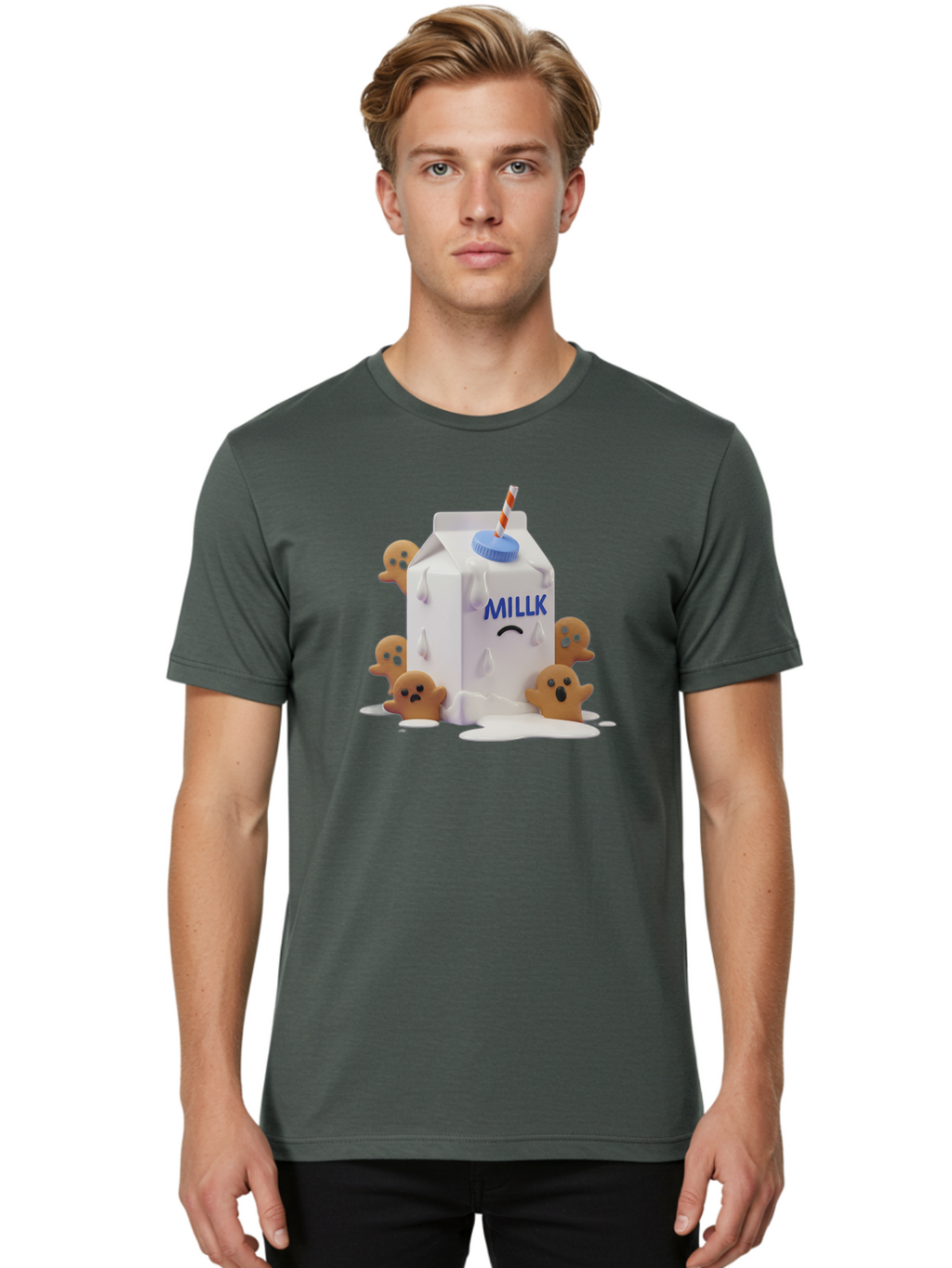 Millk Men'S Graphic Tee, 100% Cotton, Comfortable Casual Summer Wear, Machine Washable, Vintage Camera, Old Camera, Antique Camera, Black Camera, Classic Photography, Photography Equipment, Nostalgic Device, Film Camera, Camera Art Bai156