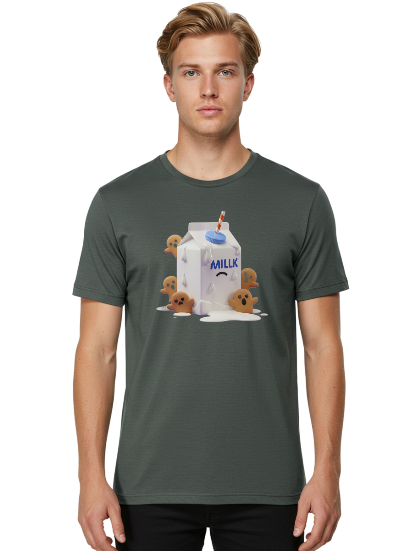 Millk Men'S Graphic Tee, 100% Cotton, Comfortable Casual Summer Wear, Machine Washable, Vintage Camera, Old Camera, Antique Camera, Black Camera, Classic Photography, Photography Equipment, Nostalgic Device, Film Camera, Camera Art Bai156