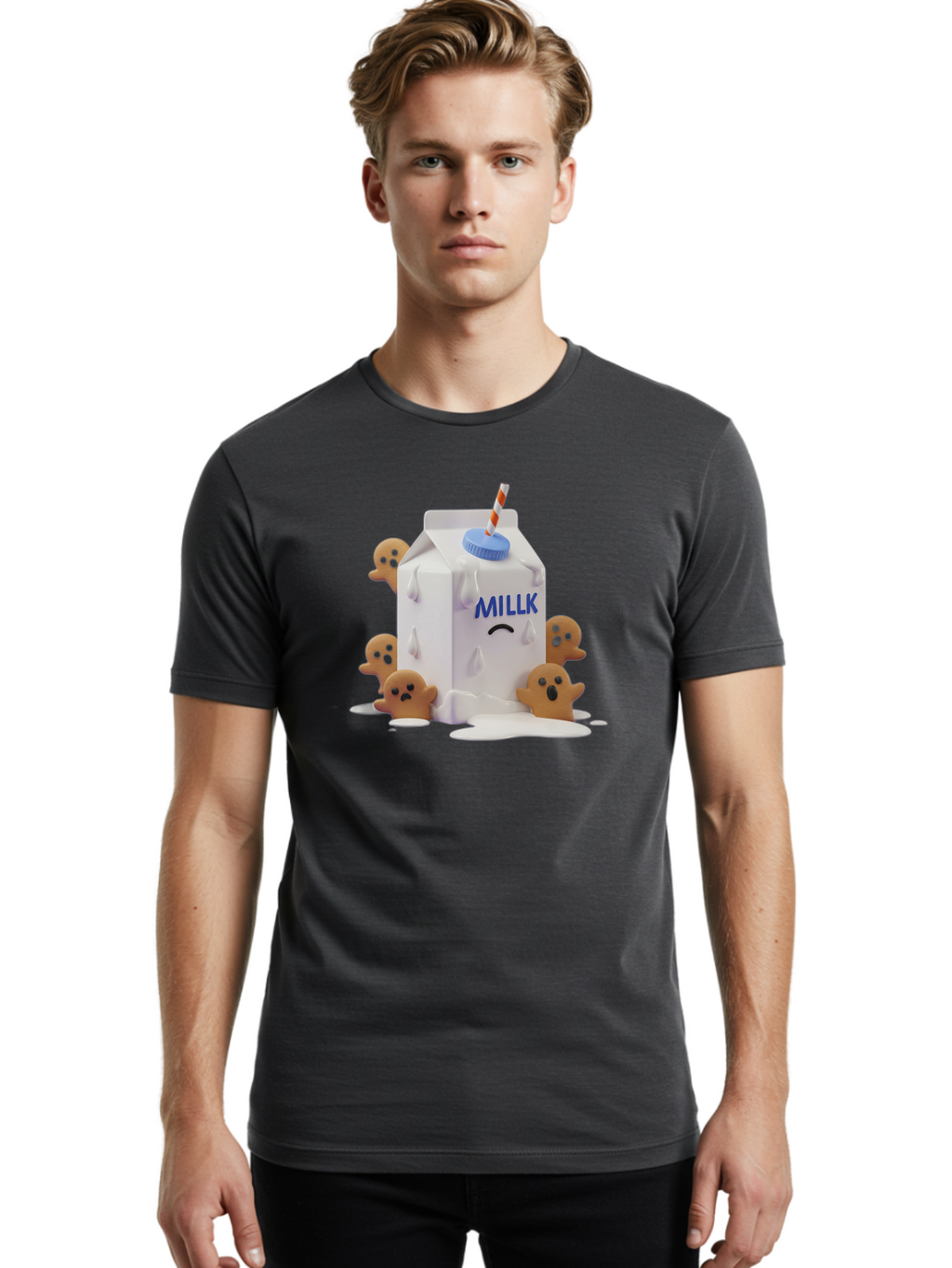 Millk Men'S Graphic Tee, 100% Cotton, Comfortable Casual Summer Wear, Machine Washable, Vintage Camera, Old Camera, Antique Camera, Black Camera, Classic Photography, Photography Equipment, Nostalgic Device, Film Camera, Camera Art Bai156