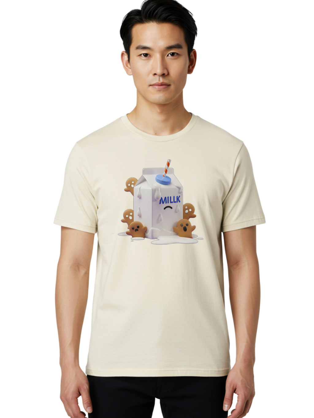 Millk Men'S Graphic Tee, 100% Cotton, Comfortable Casual Summer Wear, Machine Washable, Vintage Camera, Old Camera, Antique Camera, Black Camera, Classic Photography, Photography Equipment, Nostalgic Device, Film Camera, Camera Art Bai156