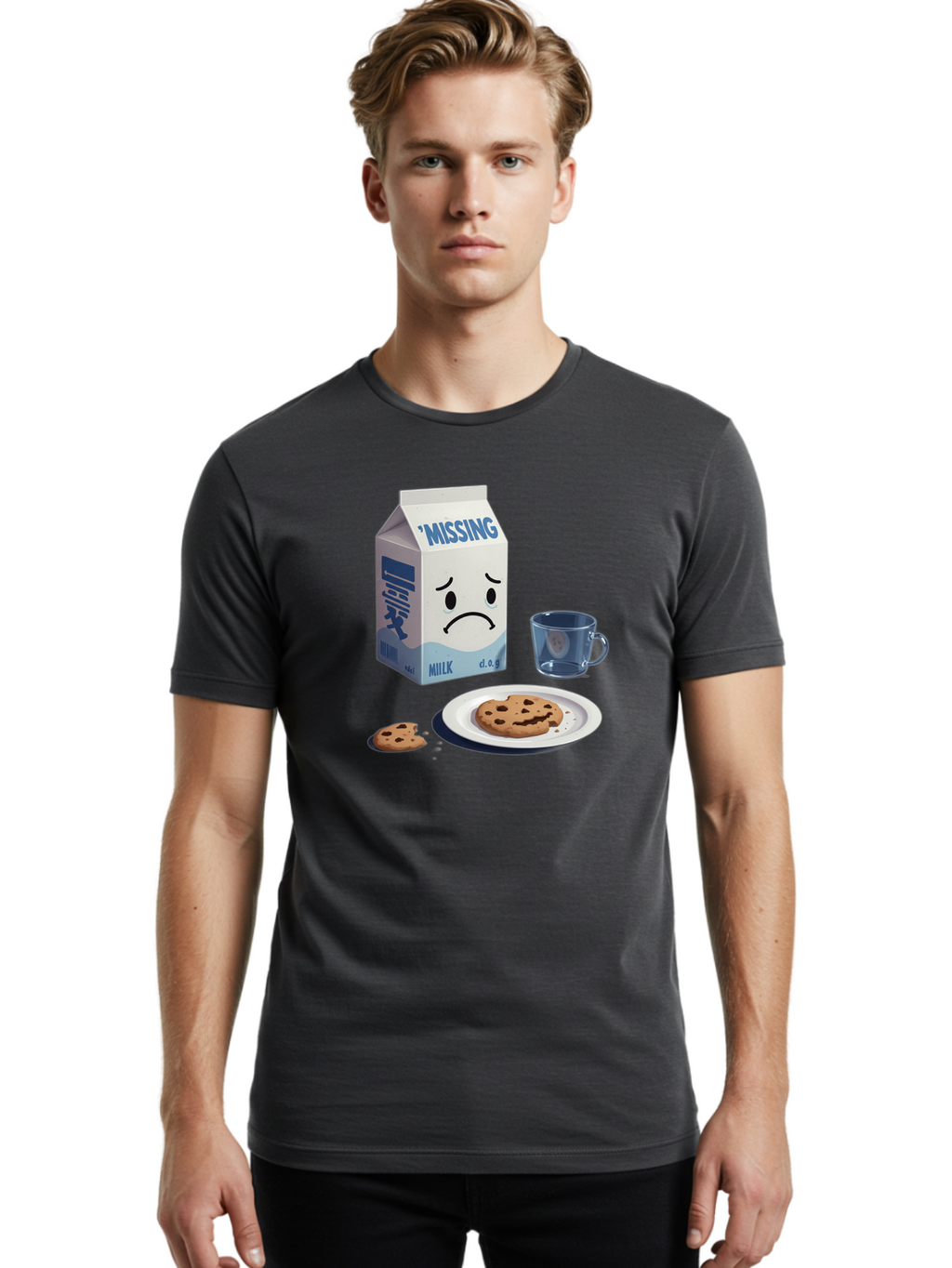 Missing-Milk Men'S Graphic Tee, 100% Cotton, Comfortable Casual Summer Wear, Machine Washable, Vintage Camera, Old Camera, Antique Camera, Black Camera, Classic Photography, Photography Equipment, Nostalgic Device, Film Camera, Camera Art Bai157