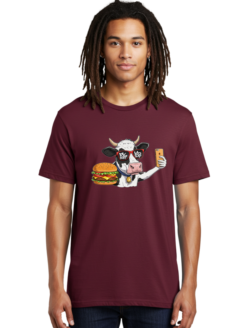 Moo-Burger-1 Men'S Graphic Tee, 100% Cotton, Comfortable Casual Summer Wear, Machine Washable, Vintage Camera, Old Camera, Antique Camera, Black Camera, Classic Photography, Photography Equipment, Nostalgic Device, Film Camera, Camera Art Bai160
