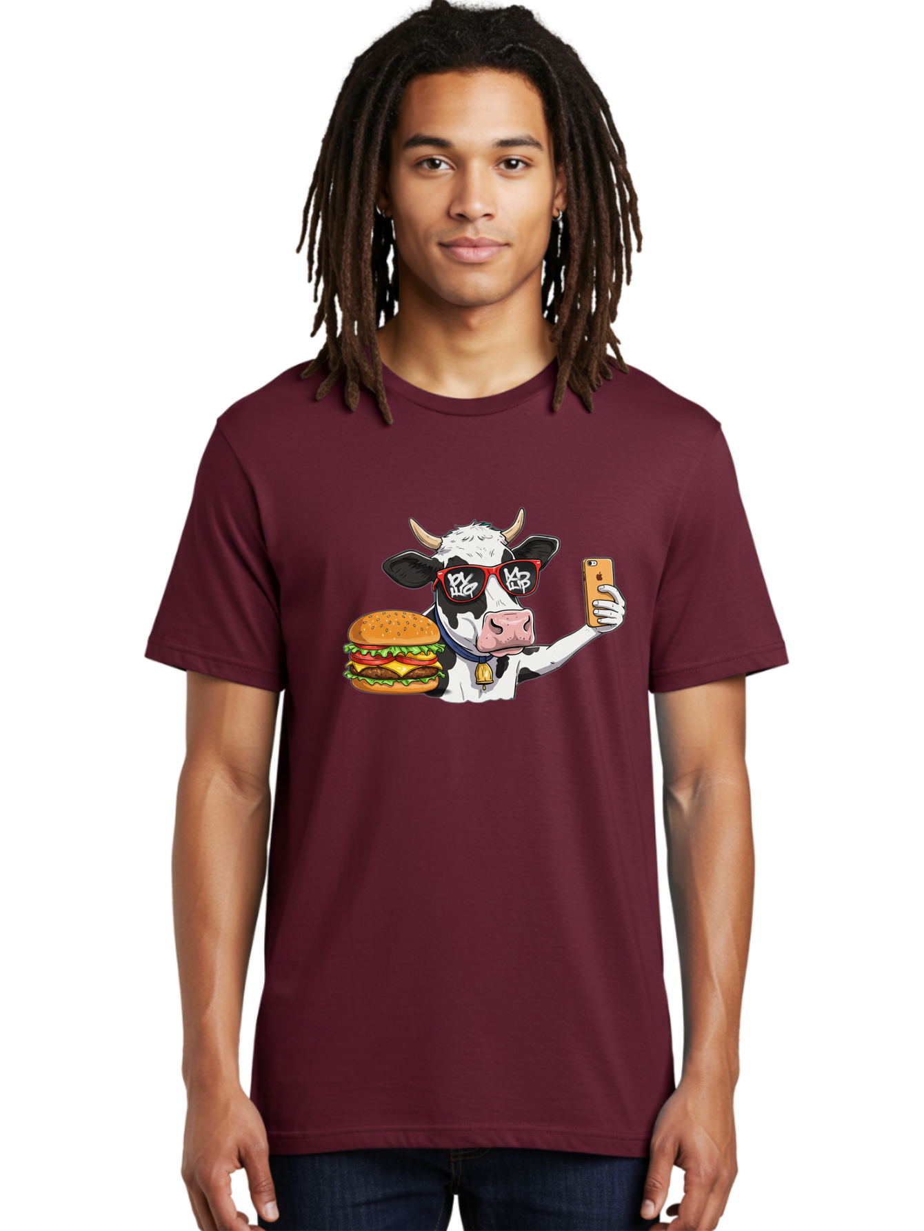 Moo-Burger-1 Men'S Graphic Tee, 100% Cotton, Comfortable Casual Summer Wear, Machine Washable, Vintage Camera, Old Camera, Antique Camera, Black Camera, Classic Photography, Photography Equipment, Nostalgic Device, Film Camera, Camera Art Bai160
