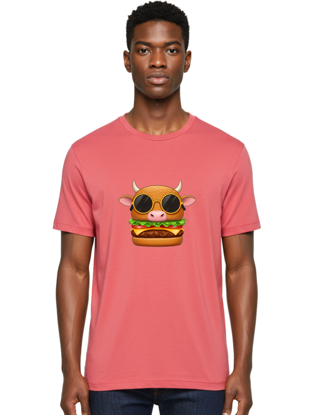 Moo-Burger Men'S Graphic Tee, 100% Cotton, Comfortable Casual Summer Wear, Machine Washable, Vintage Camera, Old Camera, Antique Camera, Black Camera, Classic Photography, Photography Equipment, Nostalgic Device, Film Camera, Camera Art Bai161