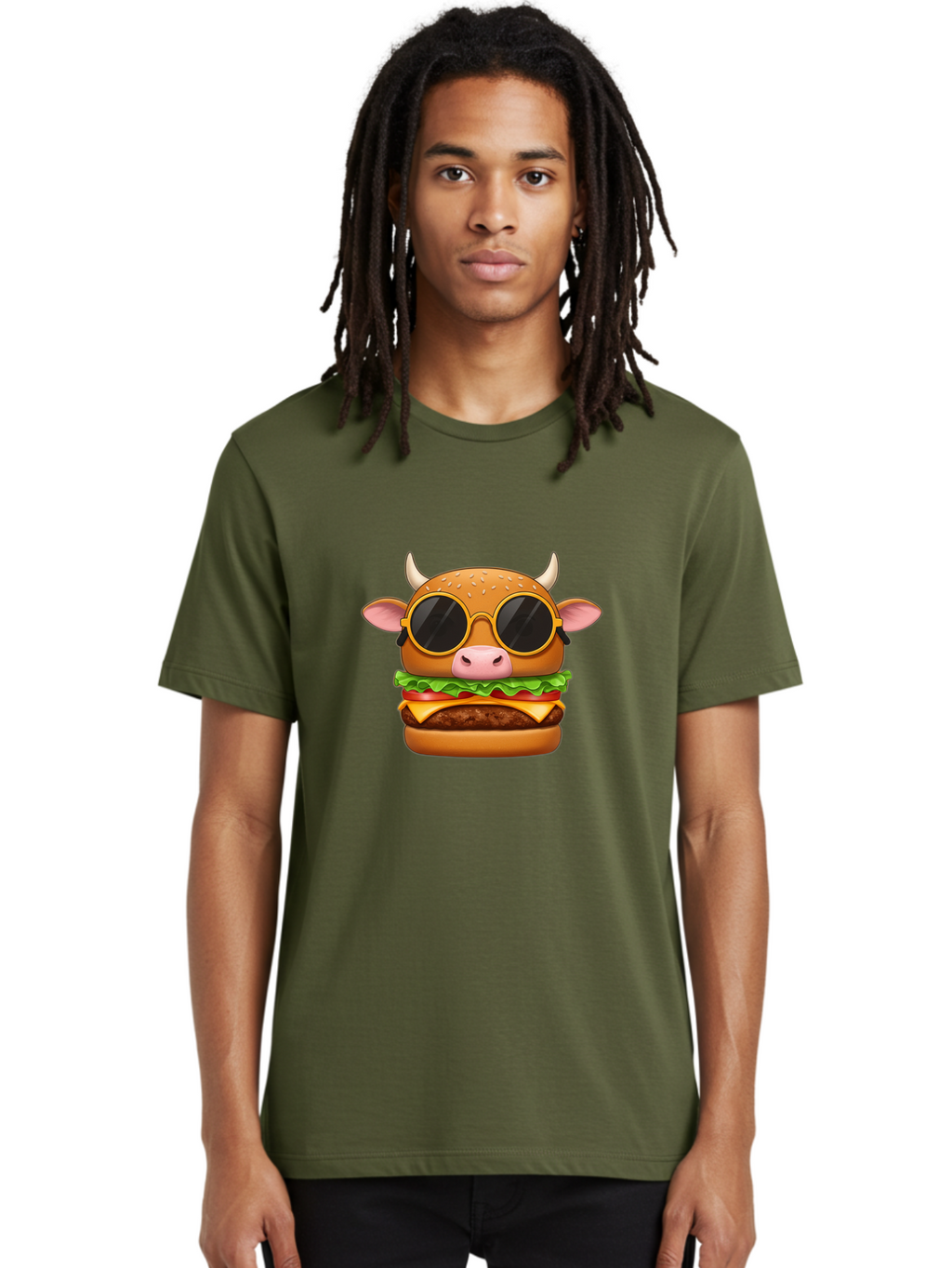 Moo-Burger Men'S Graphic Tee, 100% Cotton, Comfortable Casual Summer Wear, Machine Washable, Vintage Camera, Old Camera, Antique Camera, Black Camera, Classic Photography, Photography Equipment, Nostalgic Device, Film Camera, Camera Art Bai161