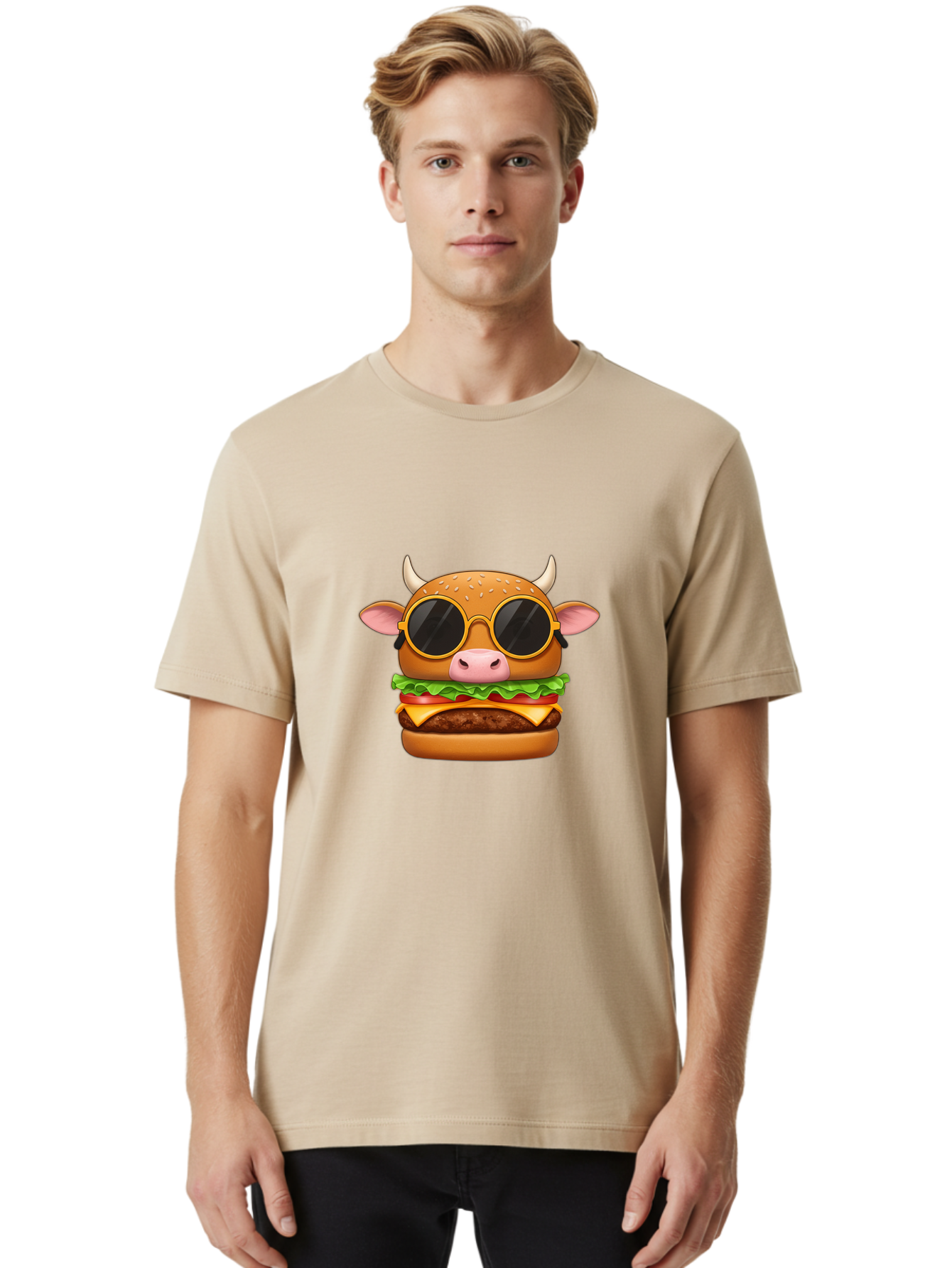Moo-Burger Men'S Graphic Tee, 100% Cotton, Comfortable Casual Summer Wear, Machine Washable, Vintage Camera, Old Camera, Antique Camera, Black Camera, Classic Photography, Photography Equipment, Nostalgic Device, Film Camera, Camera Art Bai161