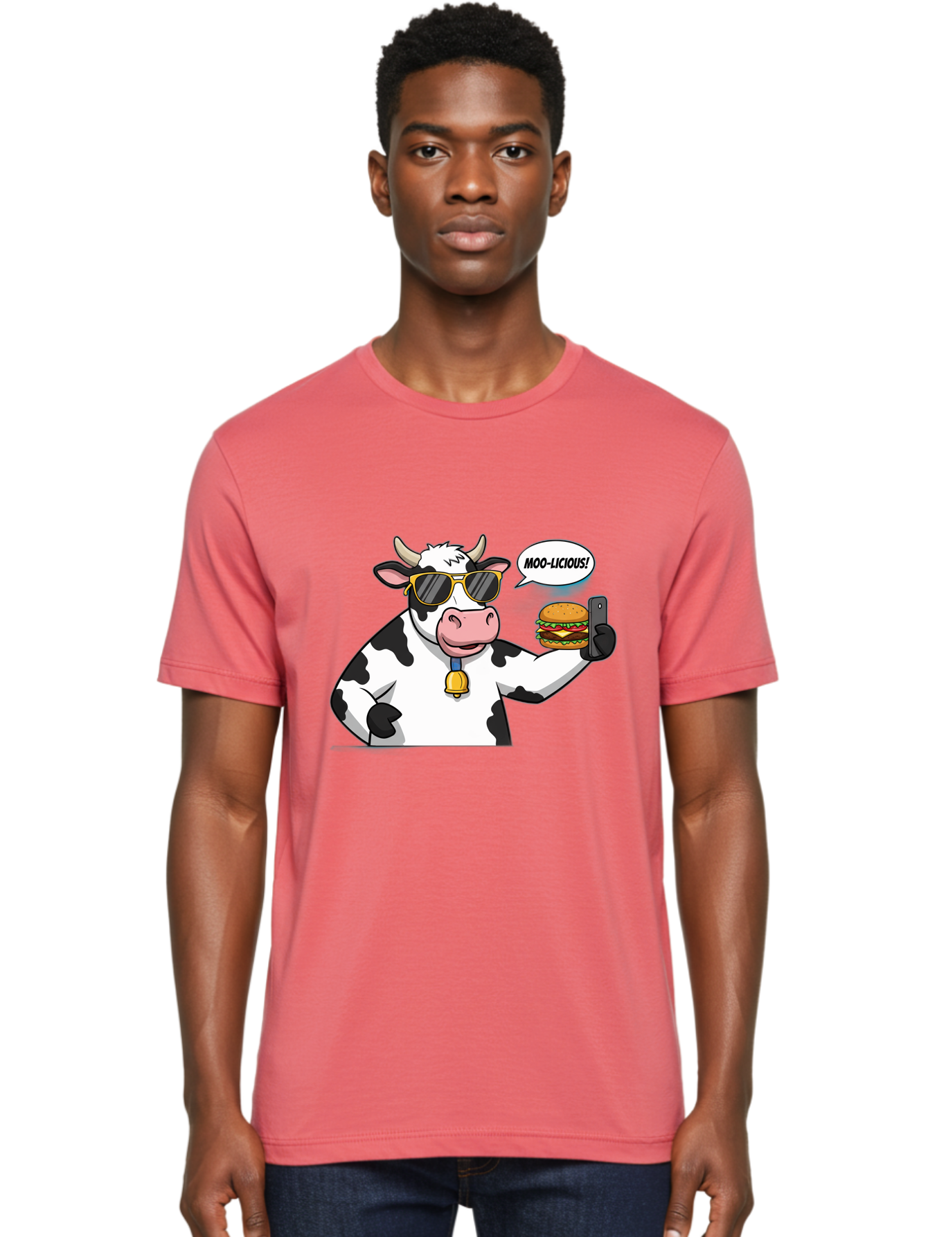 Moo-Licious Men'S Graphic Tee, 100% Cotton, Comfortable Casual Summer Wear, Machine Washable, Vintage Camera, Old Camera, Antique Camera, Black Camera, Classic Photography, Photography Equipment, Nostalgic Device, Film Camera, Camera Art Bai162