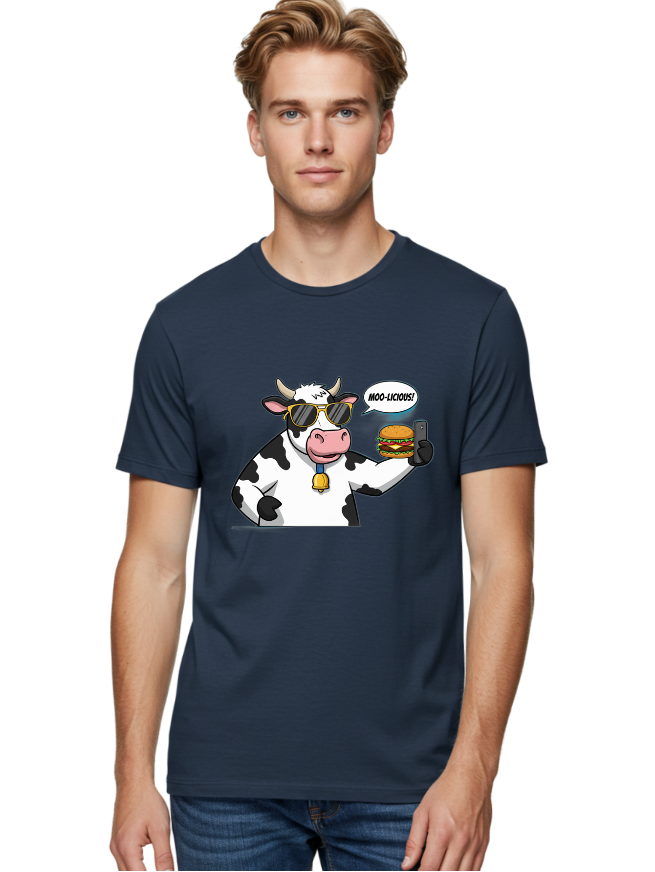 Moo-Licious Men'S Graphic Tee, 100% Cotton, Comfortable Casual Summer Wear, Machine Washable, Vintage Camera, Old Camera, Antique Camera, Black Camera, Classic Photography, Photography Equipment, Nostalgic Device, Film Camera, Camera Art Bai162