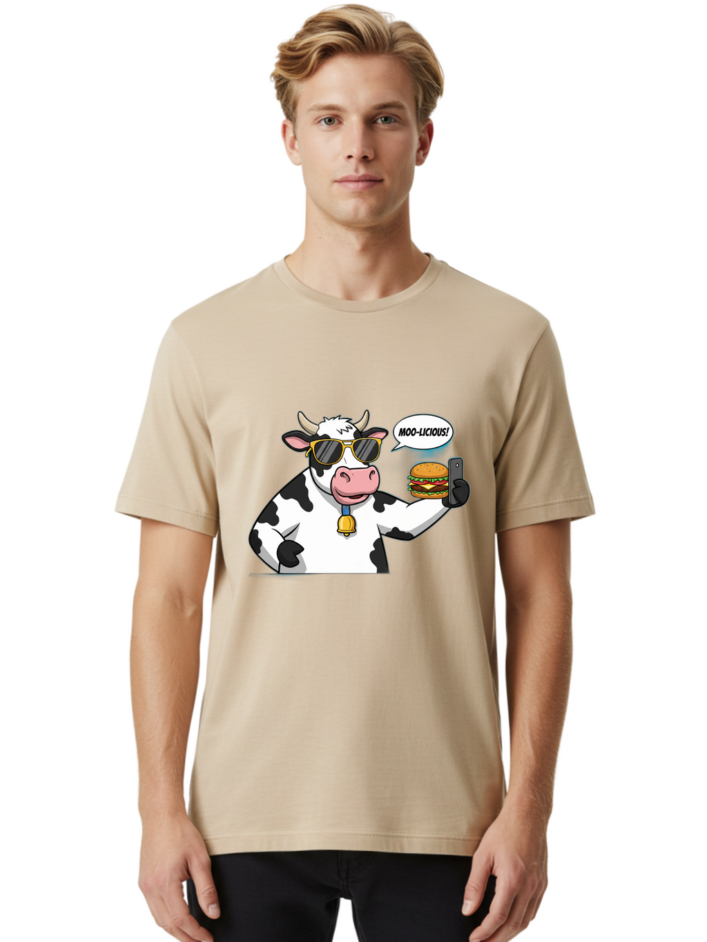 Moo-Licious Men'S Graphic Tee, 100% Cotton, Comfortable Casual Summer Wear, Machine Washable, Vintage Camera, Old Camera, Antique Camera, Black Camera, Classic Photography, Photography Equipment, Nostalgic Device, Film Camera, Camera Art Bai162