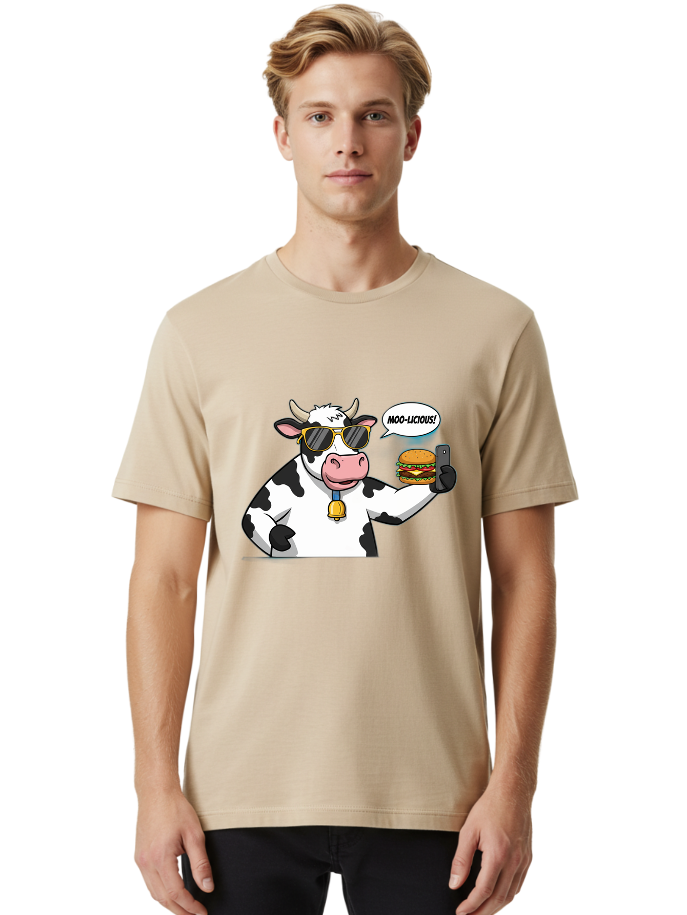 Moo-Licious Men'S Graphic Tee, 100% Cotton, Comfortable Casual Summer Wear, Machine Washable, Vintage Camera, Old Camera, Antique Camera, Black Camera, Classic Photography, Photography Equipment, Nostalgic Device, Film Camera, Camera Art Bai162
