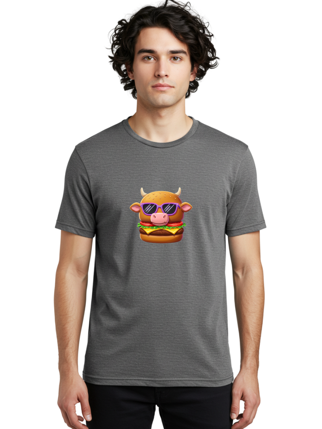 Moostrosity-Burger Men'S Graphic Tee, 100% Cotton, Comfortable Casual Summer Wear, Machine Washable, Vintage Camera, Old Camera, Antique Camera, Black Camera, Classic Photography, Photography Equipment, Nostalgic Device, Film Camera, Bai164