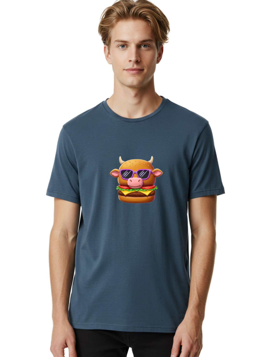 Moostrosity-Burger Men'S Graphic Tee, 100% Cotton, Comfortable Casual Summer Wear, Machine Washable, Vintage Camera, Old Camera, Antique Camera, Black Camera, Classic Photography, Photography Equipment, Nostalgic Device, Film Camera, Bai164