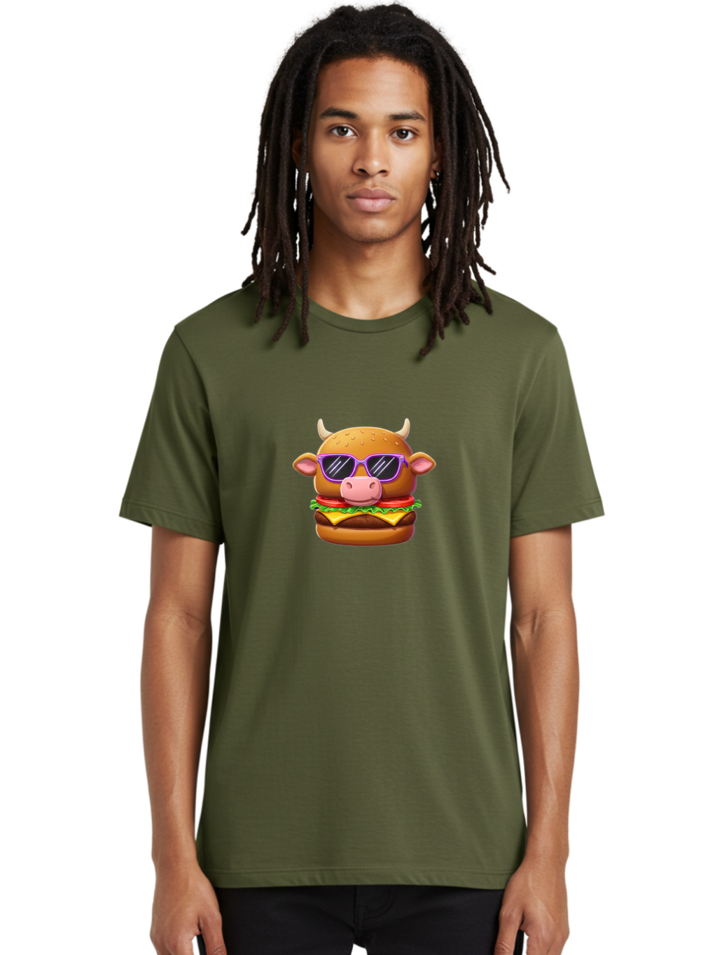 Moostrosity-Burger Men'S Graphic Tee, 100% Cotton, Comfortable Casual Summer Wear, Machine Washable, Vintage Camera, Old Camera, Antique Camera, Black Camera, Classic Photography, Photography Equipment, Nostalgic Device, Film Camera, Bai164