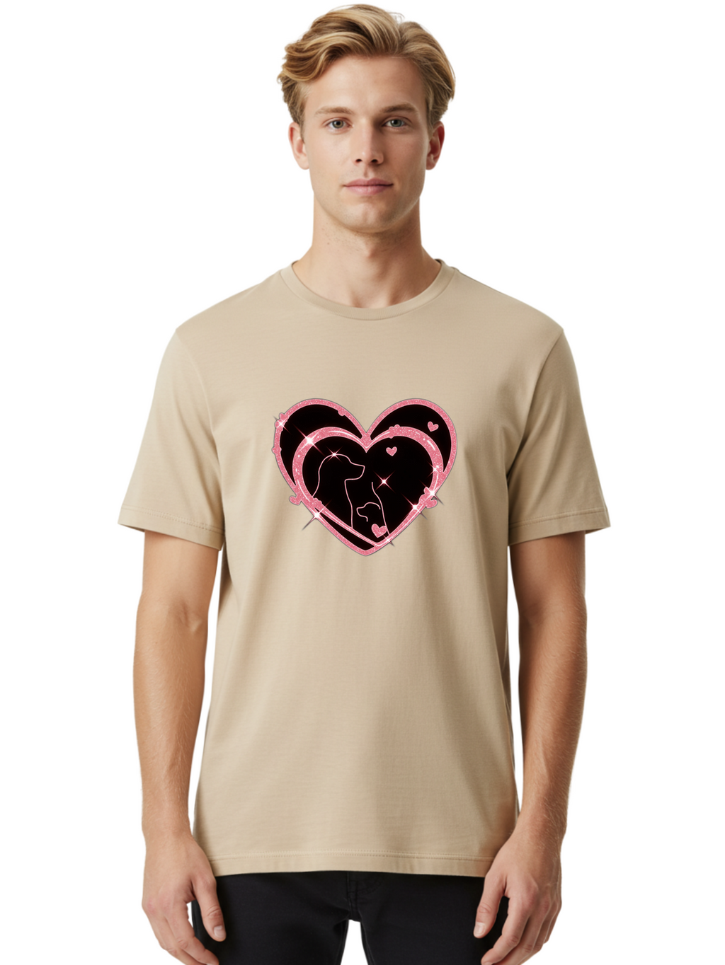 Mother-Dog-And-Puppy Men'S Graphic Tee, 100% Cotton, Comfortable Casual Summer Wear, Machine Washable, Vintage Camera, Old Camera, Antique Camera, Black Camera, Classic Photography, Photography Equipment, Nostalgic Device, Film Camera, Bai167