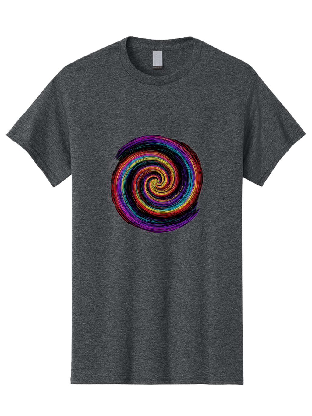 Multicolored-Spiral Men'S Graphic Tee, 100% Cotton, Comfortable Casual Summer Wear, Machine Washable, Vintage Camera, Old Camera, Antique Camera, Black Camera, Classic Photography, Photography Equipment, Nostalgic Device, Film Camera, Bai172