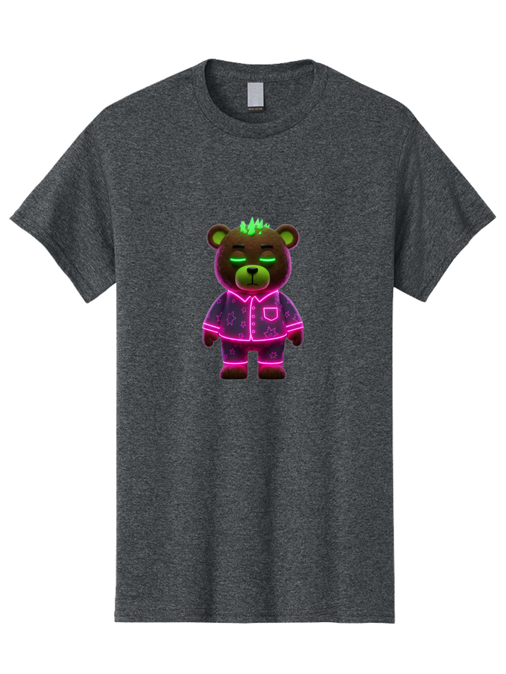 Neon-Bear Men'S Graphic Tee, 100% Cotton, Comfortable Casual Summer Wear, Machine Washable, Vintage Camera, Old Camera, Antique Camera, Black Camera, Classic Photography, Photography Equipment, Nostalgic Device, Film Camera, Camera Art Bai175