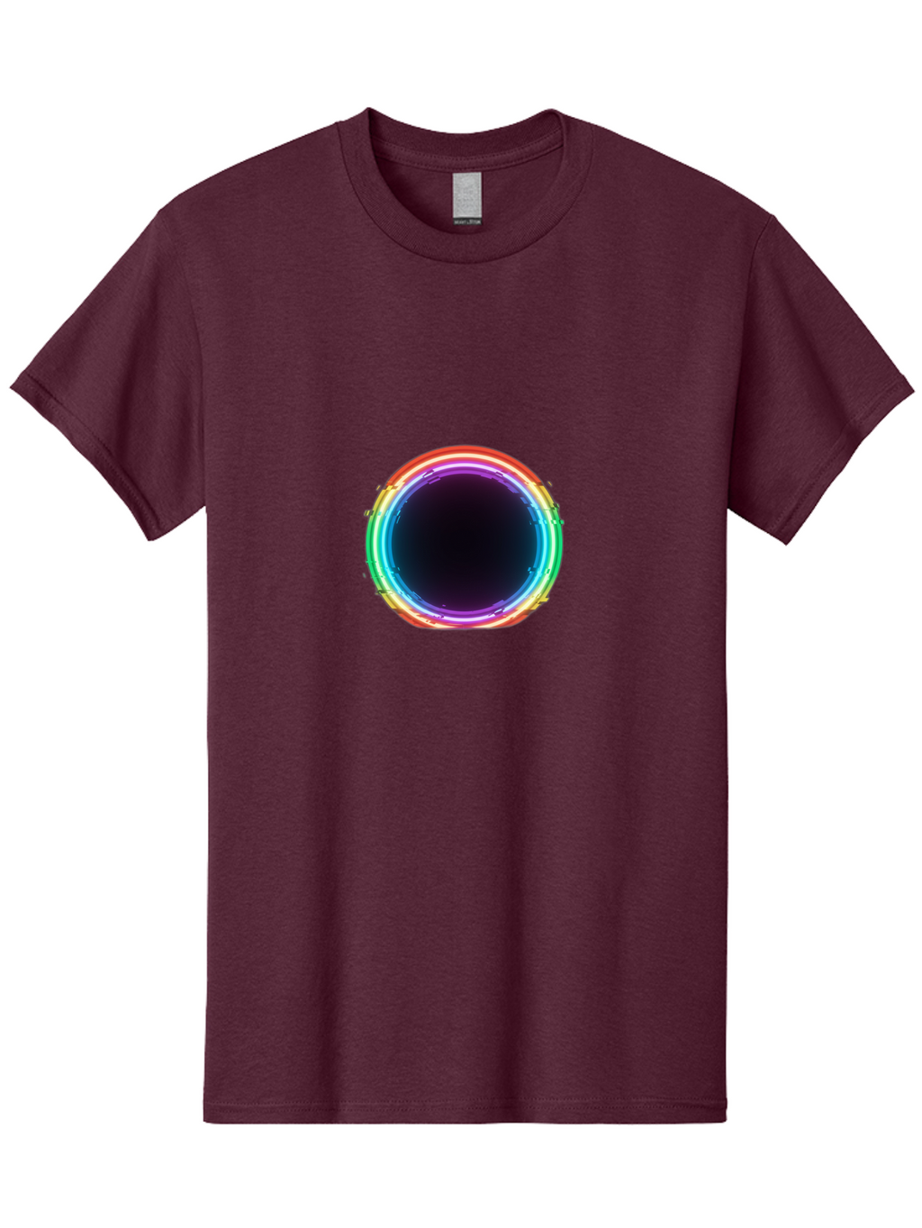 Neon-Circle Men'S Graphic Tee, 100% Cotton, Comfortable Casual Summer Wear, Machine Washable, Vintage Camera, Old Camera, Antique Camera, Black Camera, Classic Photography, Photography Equipment, Nostalgic Device, Film Camera, Camera Art Bai180