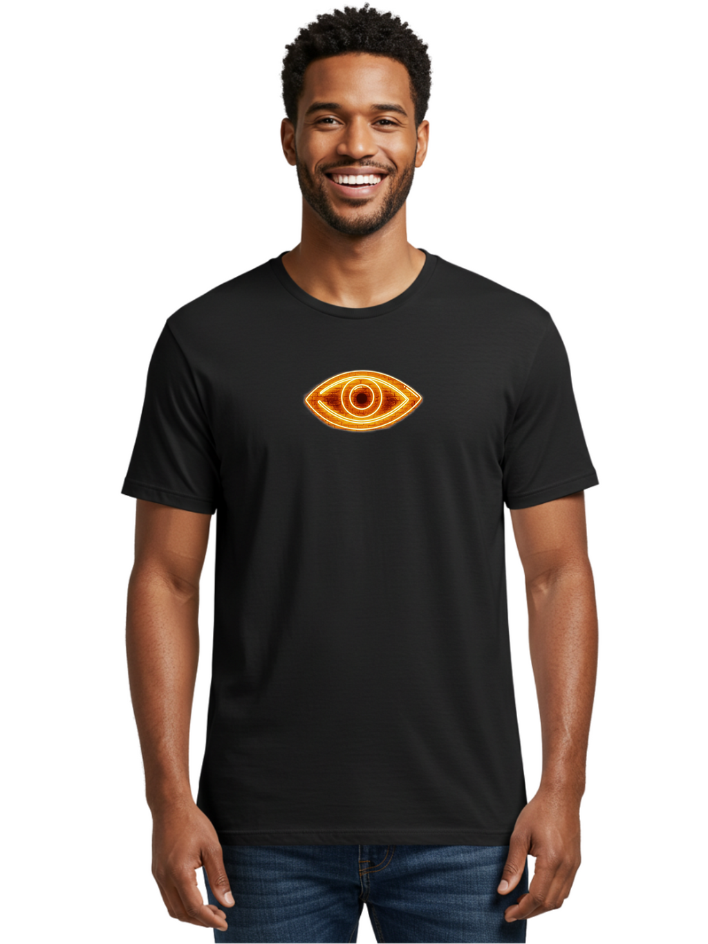 Neon-Eye Men'S Graphic Tee, 100% Cotton, Comfortable Casual Summer Wear, Machine Washable, Vintage Camera, Old Camera, Antique Camera, Black Camera, Classic Photography, Photography Equipment, Nostalgic Device, Film Camera, Camera Art Bai181