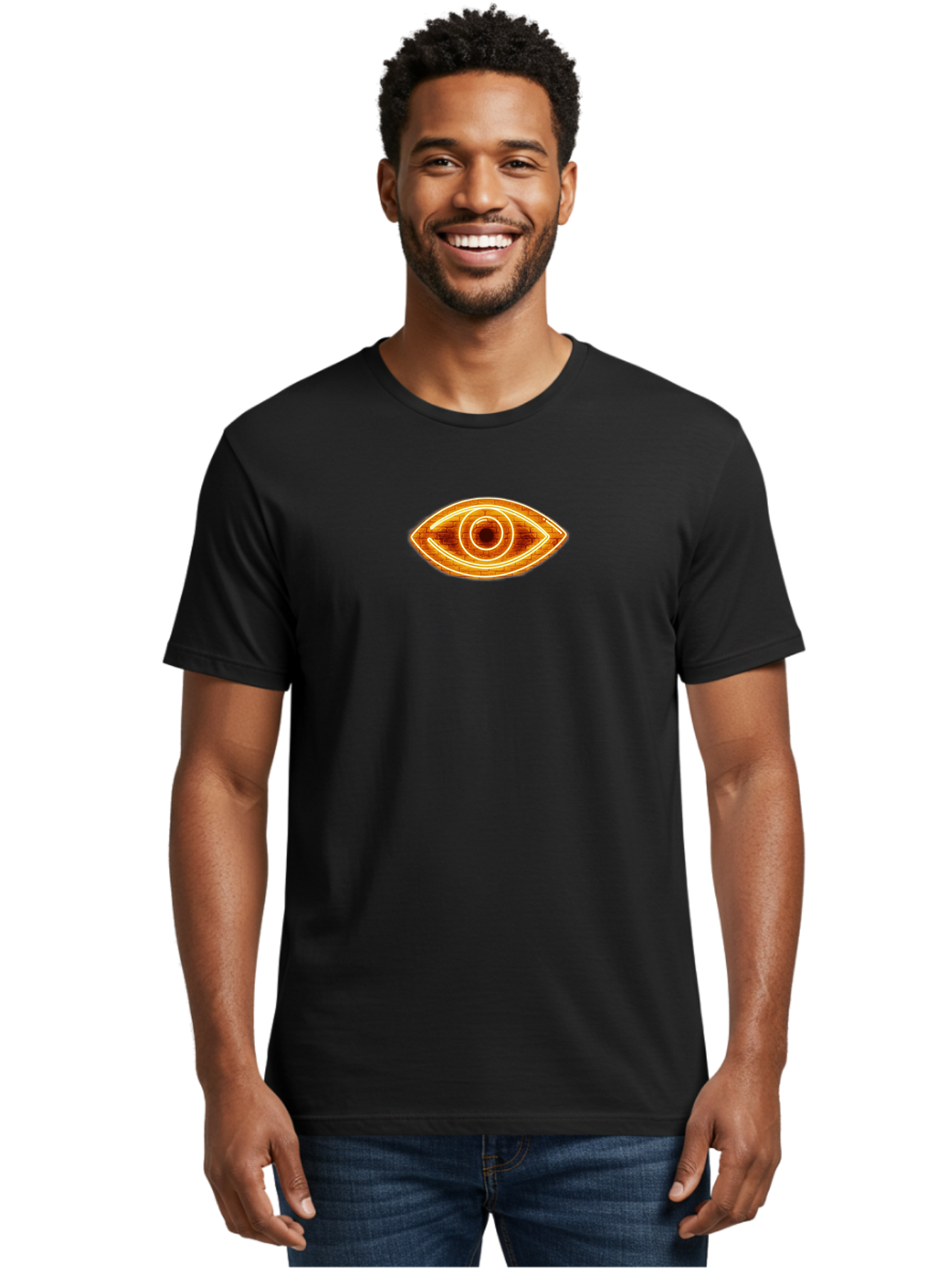 Neon-Eye Men'S Graphic Tee, 100% Cotton, Comfortable Casual Summer Wear, Machine Washable, Vintage Camera, Old Camera, Antique Camera, Black Camera, Classic Photography, Photography Equipment, Nostalgic Device, Film Camera, Camera Art Bai181