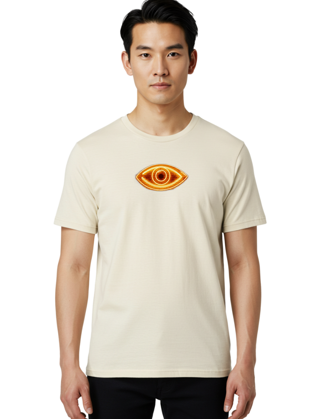 Neon-Eye Men'S Graphic Tee, 100% Cotton, Comfortable Casual Summer Wear, Machine Washable, Vintage Camera, Old Camera, Antique Camera, Black Camera, Classic Photography, Photography Equipment, Nostalgic Device, Film Camera, Camera Art Bai181