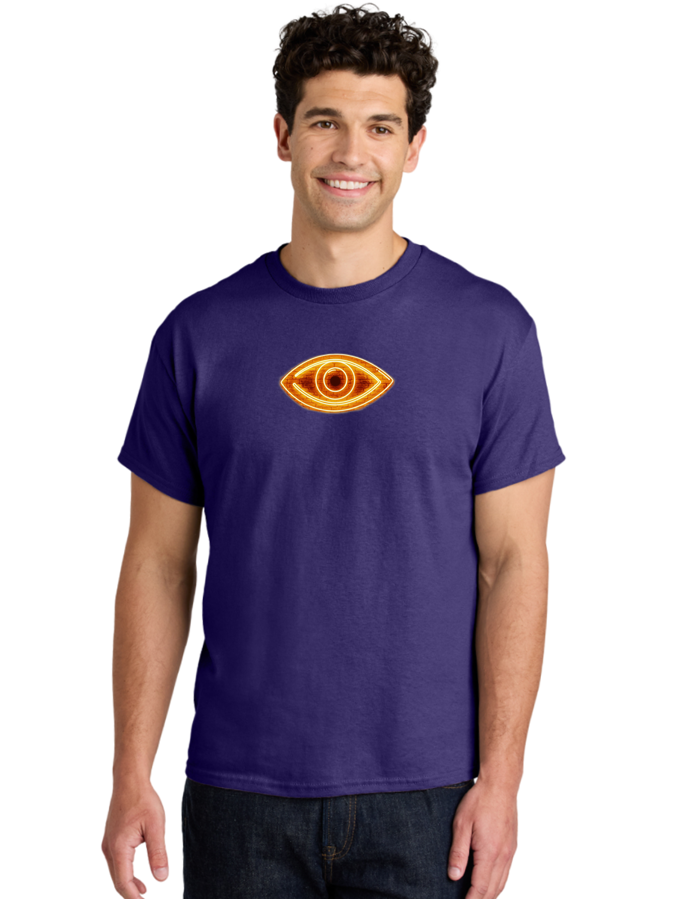 Neon-Eye Men'S Graphic Tee, 100% Cotton, Comfortable Casual Summer Wear, Machine Washable, Vintage Camera, Old Camera, Antique Camera, Black Camera, Classic Photography, Photography Equipment, Nostalgic Device, Film Camera, Camera Art Bai181