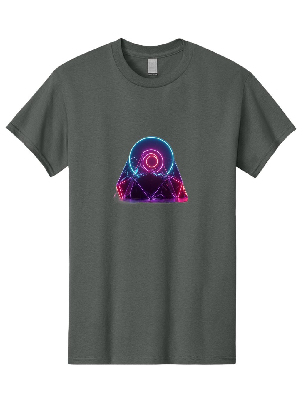 Neon-Geometric-Object Men'S Graphic Tee, 100% Cotton, Comfortable Casual Summer Wear, Machine Washable, Vintage Camera, Old Camera, Antique Camera, Black Camera, Classic Photography, Photography Equipment, Nostalgic Device, Film Camera, Bai182