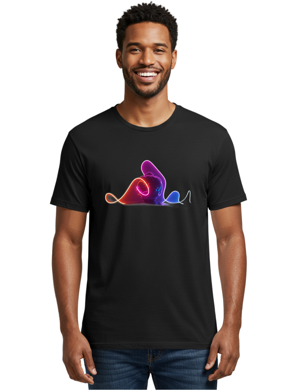 Neon-Liquid-Splash Men'S Graphic Tee, 100% Cotton, Comfortable Casual Summer Wear, Machine Washable, Vintage Camera, Old Camera, Antique Camera, Black Camera, Classic Photography, Photography Equipment, Nostalgic Device, Film Camera, Bai183