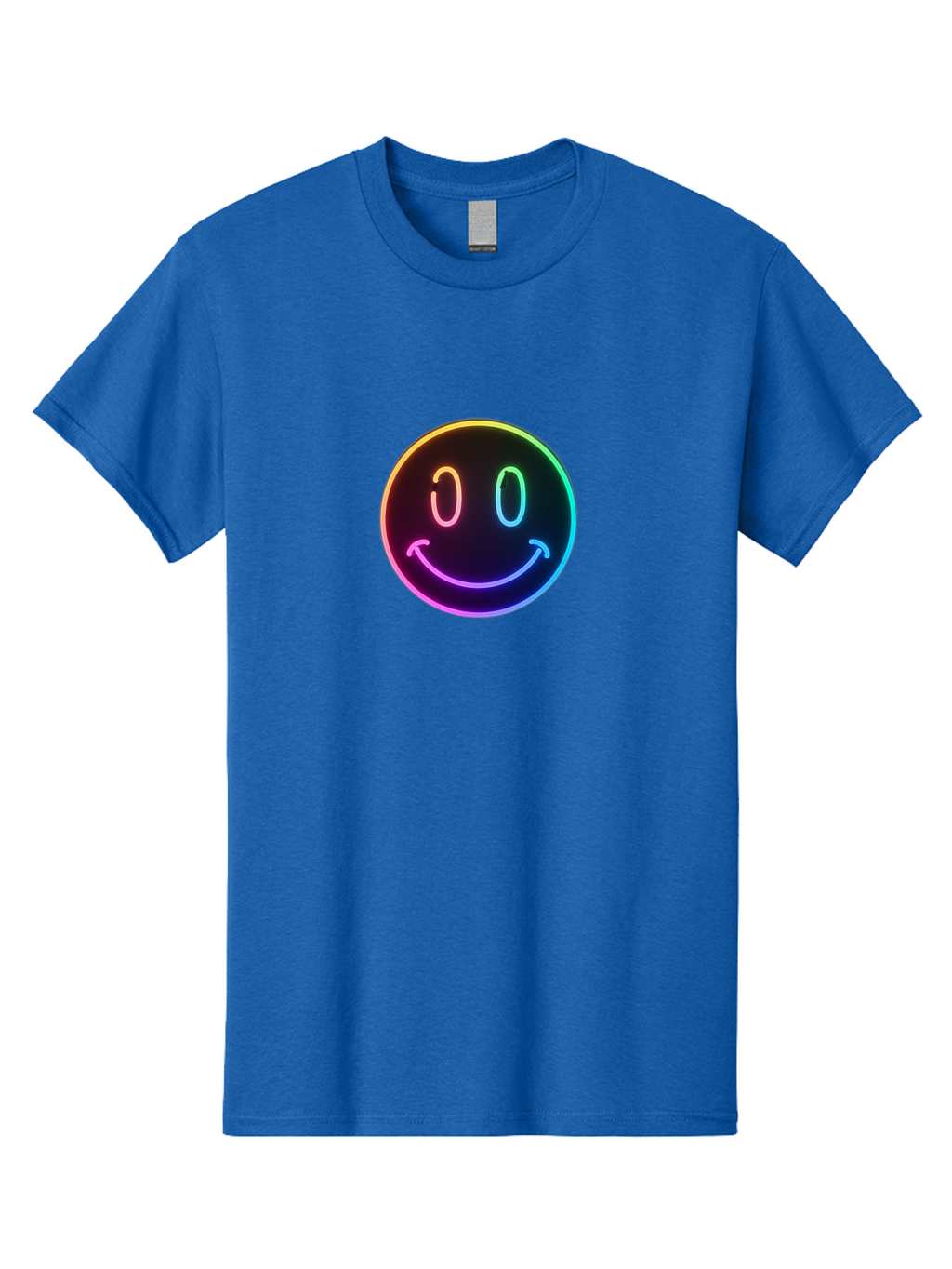Neon-Smiley Men'S Graphic Tee, 100% Cotton, Comfortable Casual Summer Wear, Machine Washable, Vintage Camera, Old Camera, Antique Camera, Black Camera, Classic Photography, Photography Equipment, Nostalgic Device, Film Camera, Camera Art Bai185