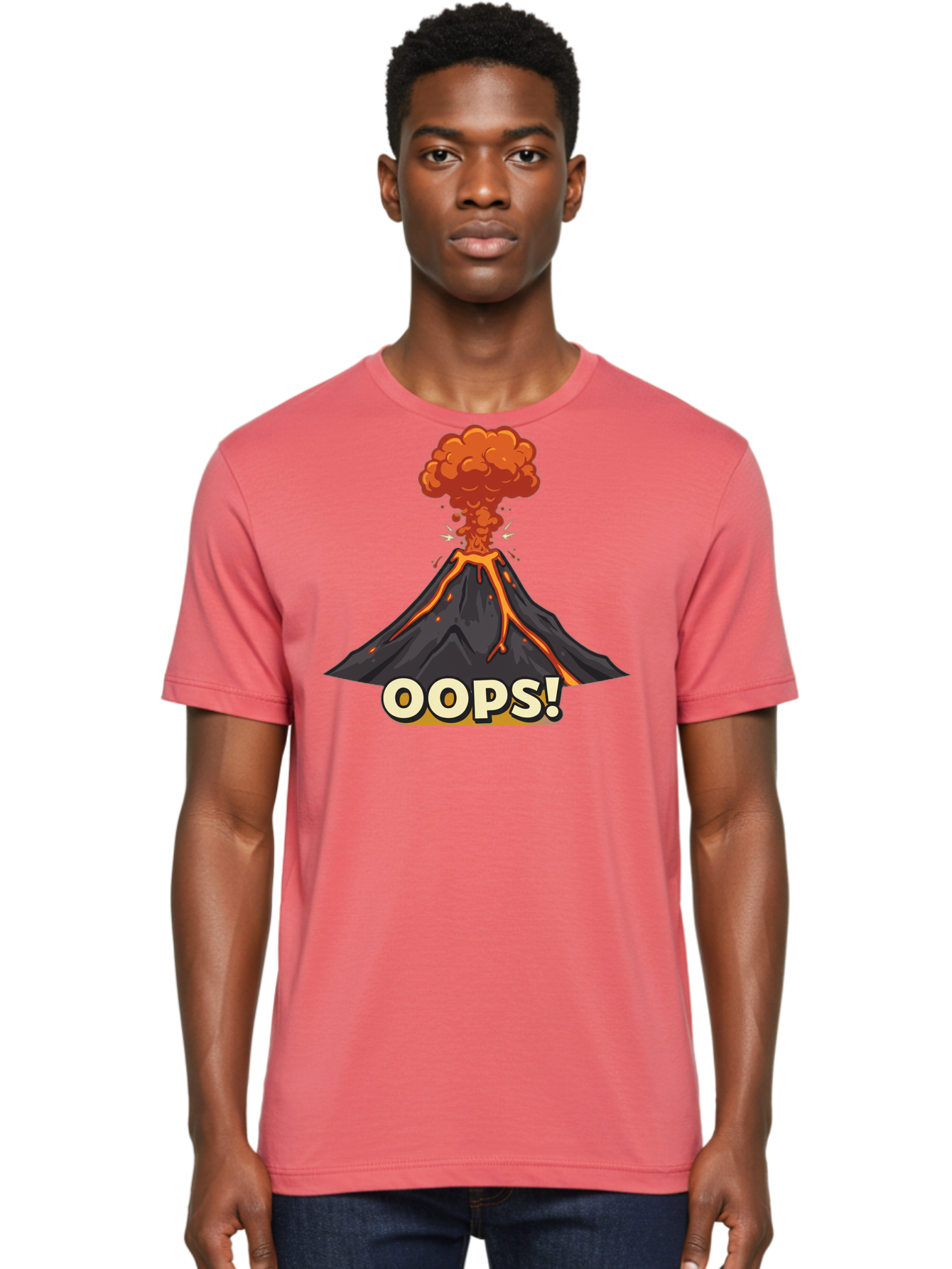 Oops-2 Men'S Graphic Tee, 100% Cotton, Comfortable Casual Summer Wear, Machine Washable, Vintage Camera, Old Camera, Antique Camera, Black Camera, Classic Photography, Photography Equipment, Nostalgic Device, Film Camera, Camera Art Bai193