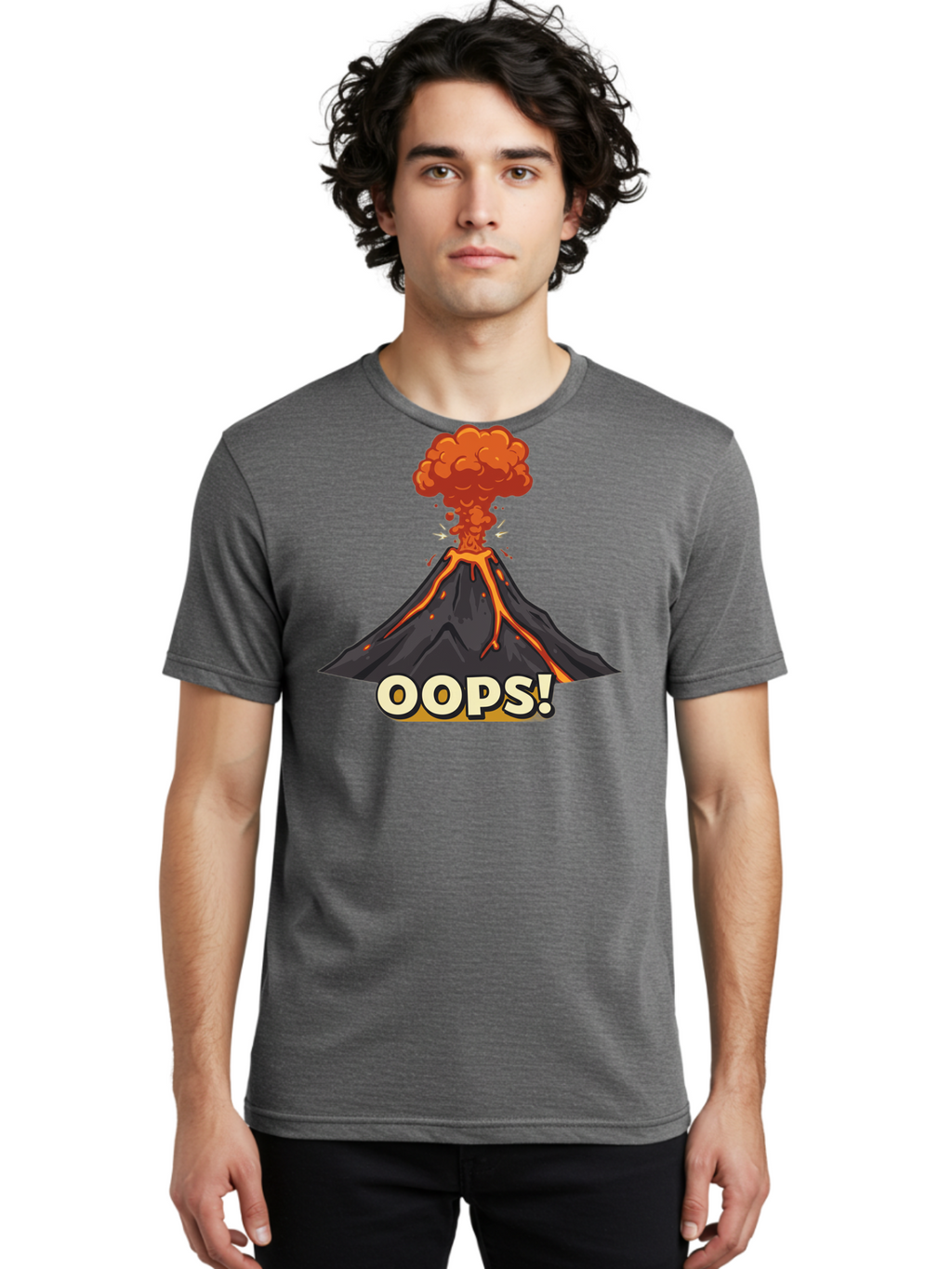 Oops-2 Men'S Graphic Tee, 100% Cotton, Comfortable Casual Summer Wear, Machine Washable, Vintage Camera, Old Camera, Antique Camera, Black Camera, Classic Photography, Photography Equipment, Nostalgic Device, Film Camera, Camera Art Bai193