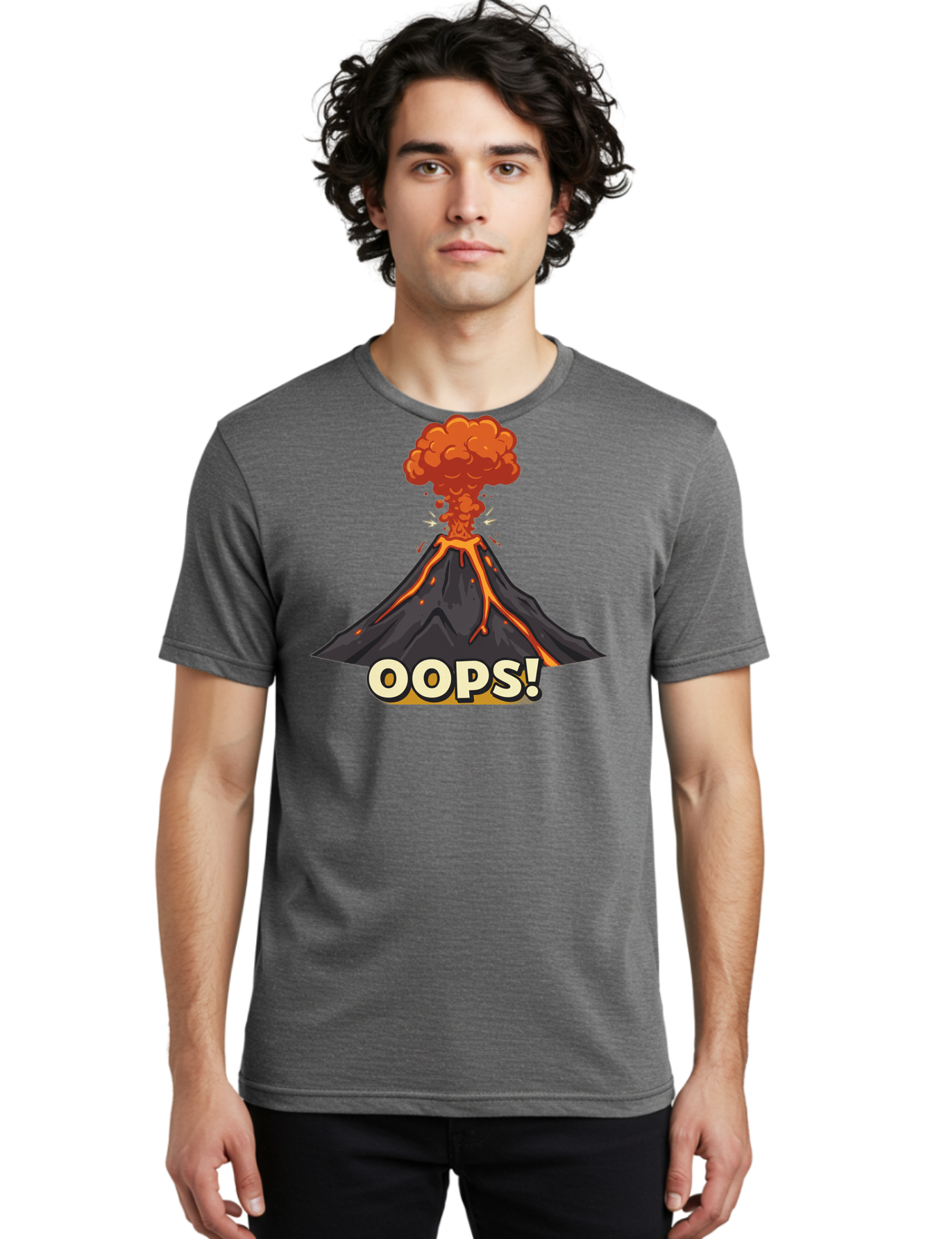 Oops-2 Men'S Graphic Tee, 100% Cotton, Comfortable Casual Summer Wear, Machine Washable, Vintage Camera, Old Camera, Antique Camera, Black Camera, Classic Photography, Photography Equipment, Nostalgic Device, Film Camera, Camera Art Bai193