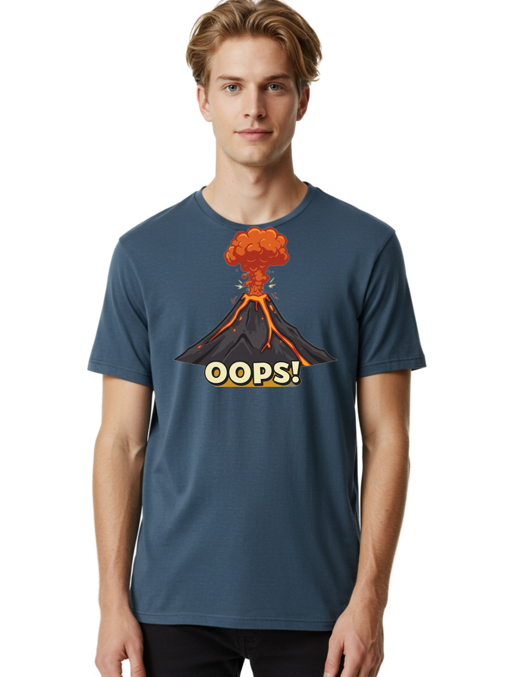 Oops-2 Men'S Graphic Tee, 100% Cotton, Comfortable Casual Summer Wear, Machine Washable, Vintage Camera, Old Camera, Antique Camera, Black Camera, Classic Photography, Photography Equipment, Nostalgic Device, Film Camera, Camera Art Bai193