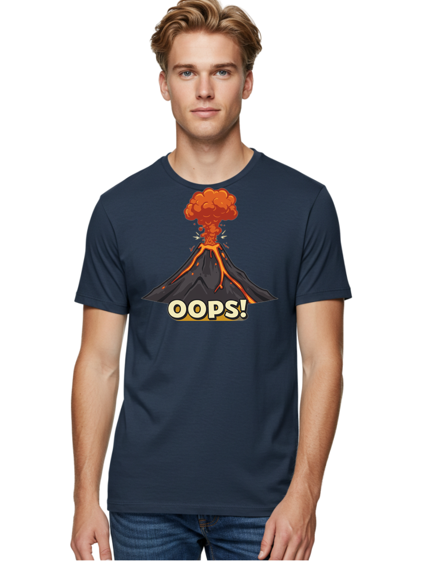 Oops-2 Men'S Graphic Tee, 100% Cotton, Comfortable Casual Summer Wear, Machine Washable, Vintage Camera, Old Camera, Antique Camera, Black Camera, Classic Photography, Photography Equipment, Nostalgic Device, Film Camera, Camera Art Bai193