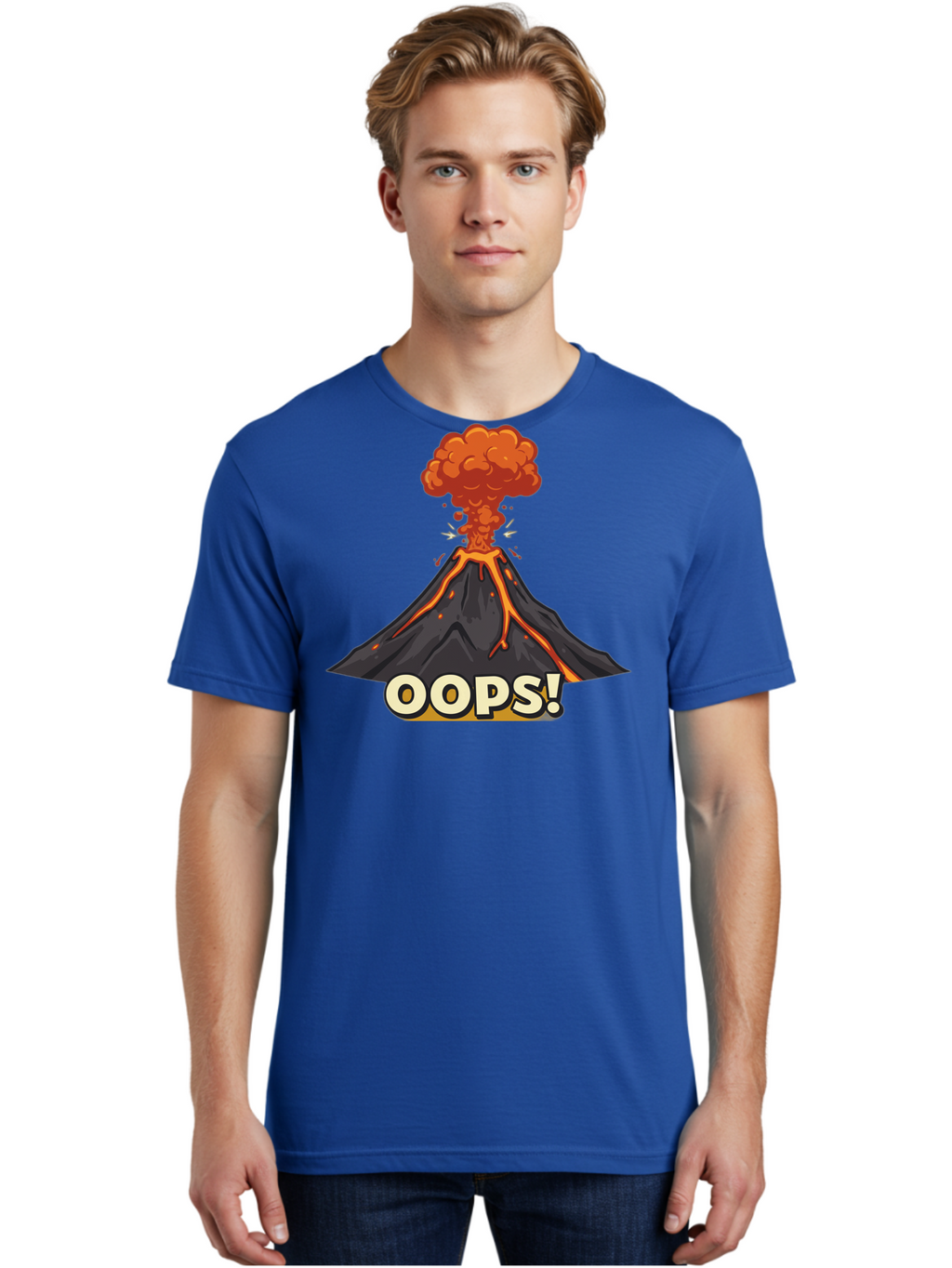 Oops-2 Men'S Graphic Tee, 100% Cotton, Comfortable Casual Summer Wear, Machine Washable, Vintage Camera, Old Camera, Antique Camera, Black Camera, Classic Photography, Photography Equipment, Nostalgic Device, Film Camera, Camera Art Bai193