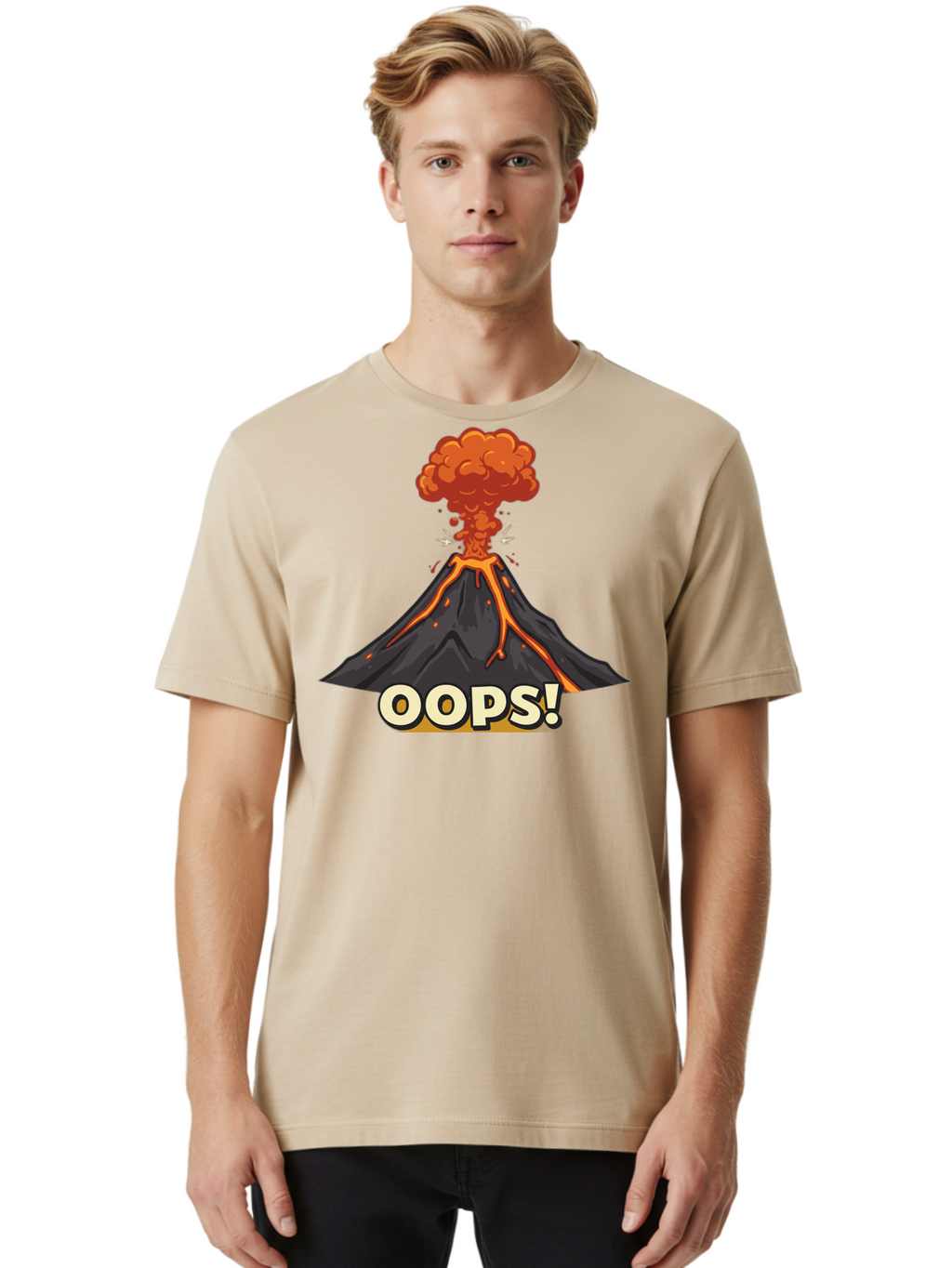 Oops-2 Men'S Graphic Tee, 100% Cotton, Comfortable Casual Summer Wear, Machine Washable, Vintage Camera, Old Camera, Antique Camera, Black Camera, Classic Photography, Photography Equipment, Nostalgic Device, Film Camera, Camera Art Bai193
