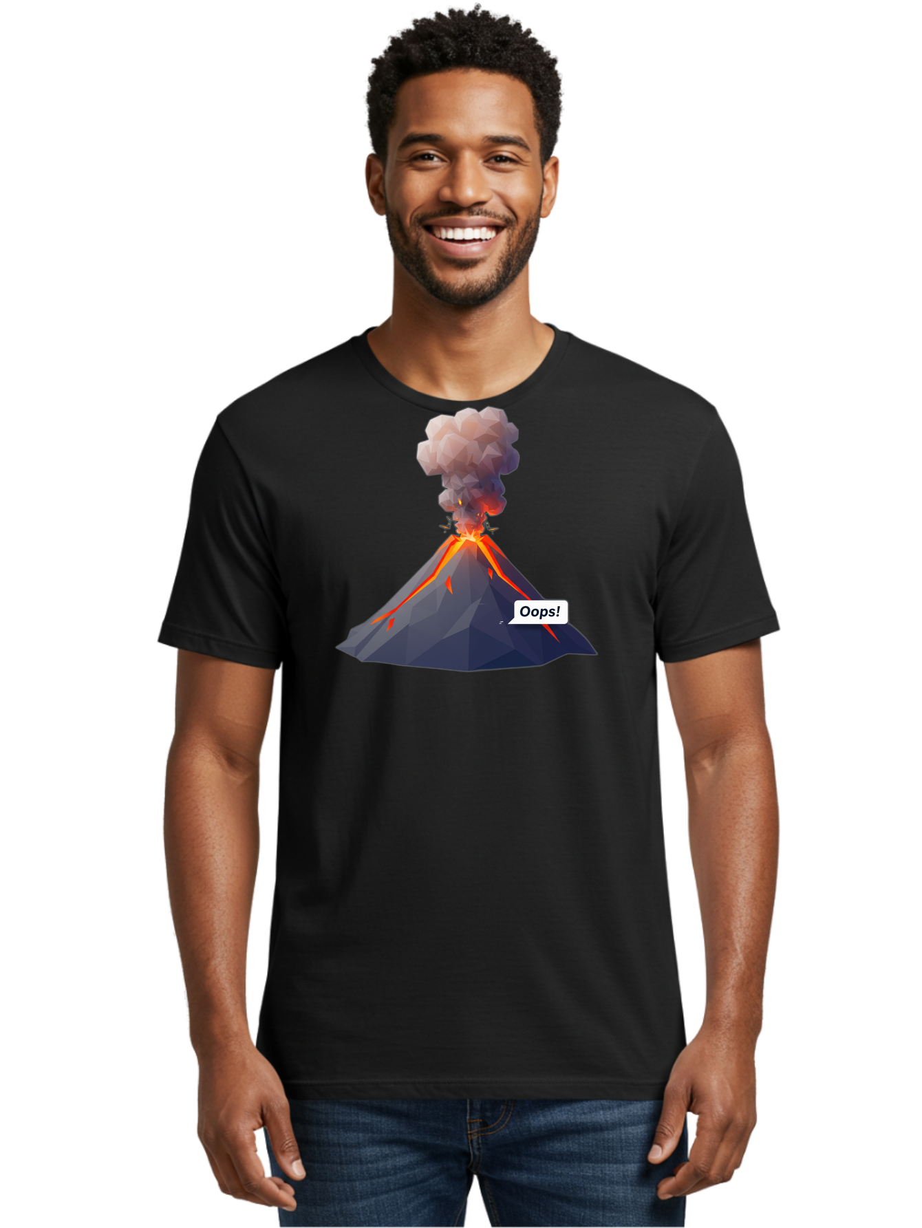 Oops Men'S Graphic Tee, 100% Cotton, Comfortable Casual Summer Wear, Machine Washable, Vintage Camera, Old Camera, Antique Camera, Black Camera, Classic Photography, Photography Equipment, Nostalgic Device, Film Camera, Camera Art Bai196