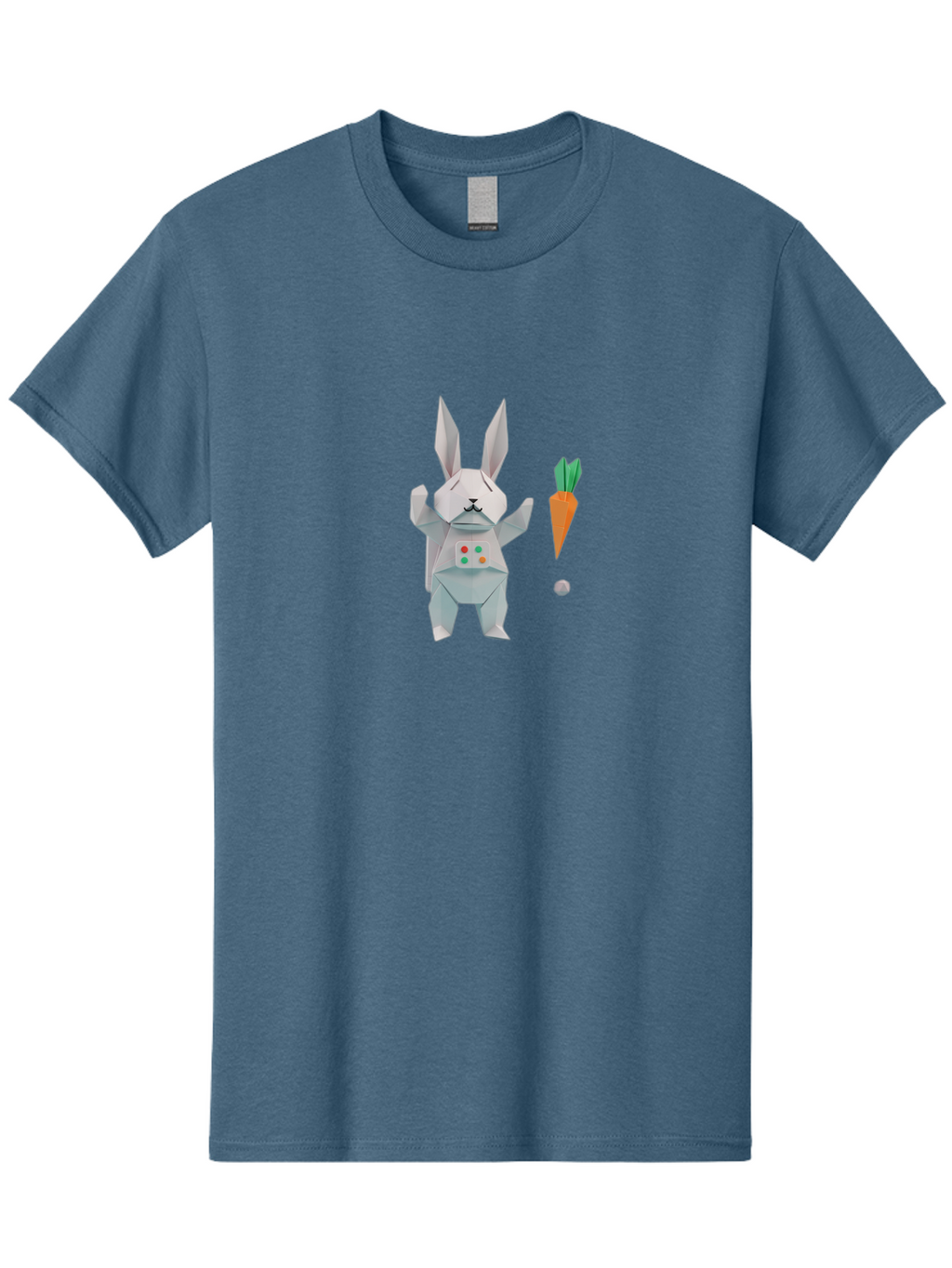 Origami-Bunny-With-Carrot Men'S Graphic Tee, 100% Cotton, Comfortable Casual Summer Wear, Machine Washable, Vintage Camera, Old Camera, Antique Camera, Black Camera, Classic Photography, Photography Equipment, Nostalgic Device, Film Camera, Bai197